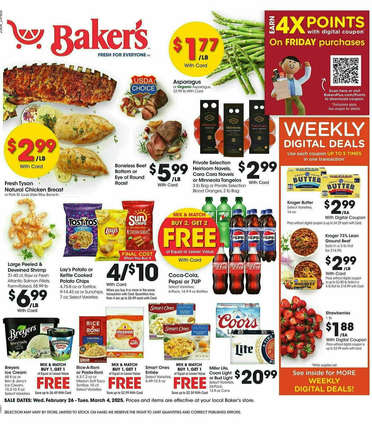 Baker's Weekly Ad from February 26