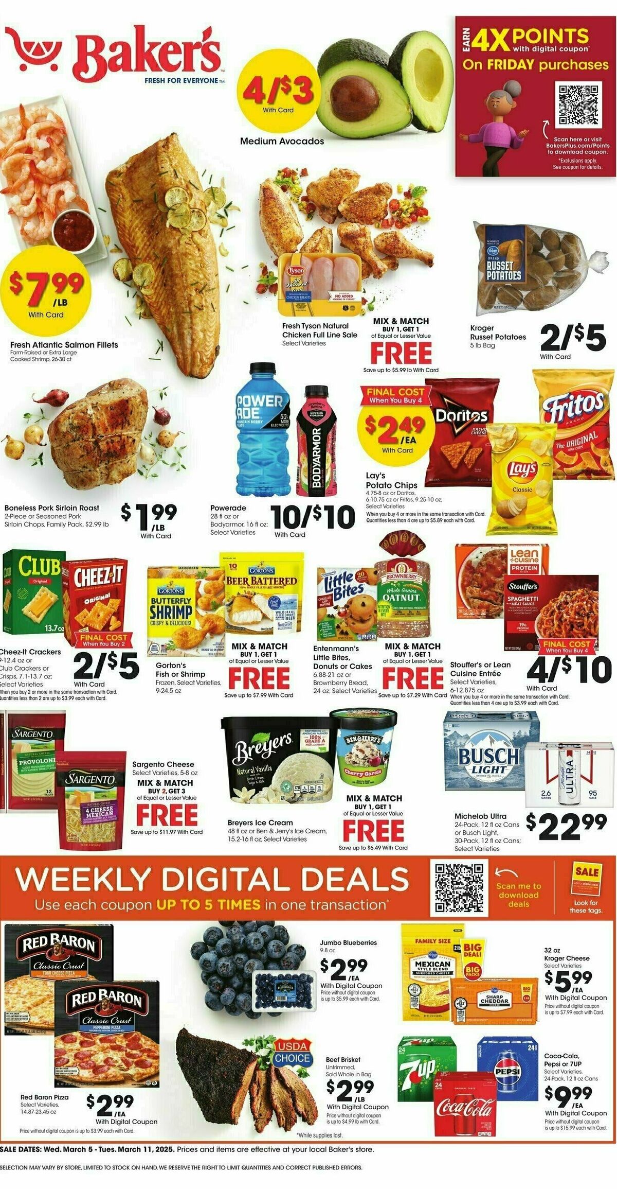 Baker's Weekly Ad from March 5