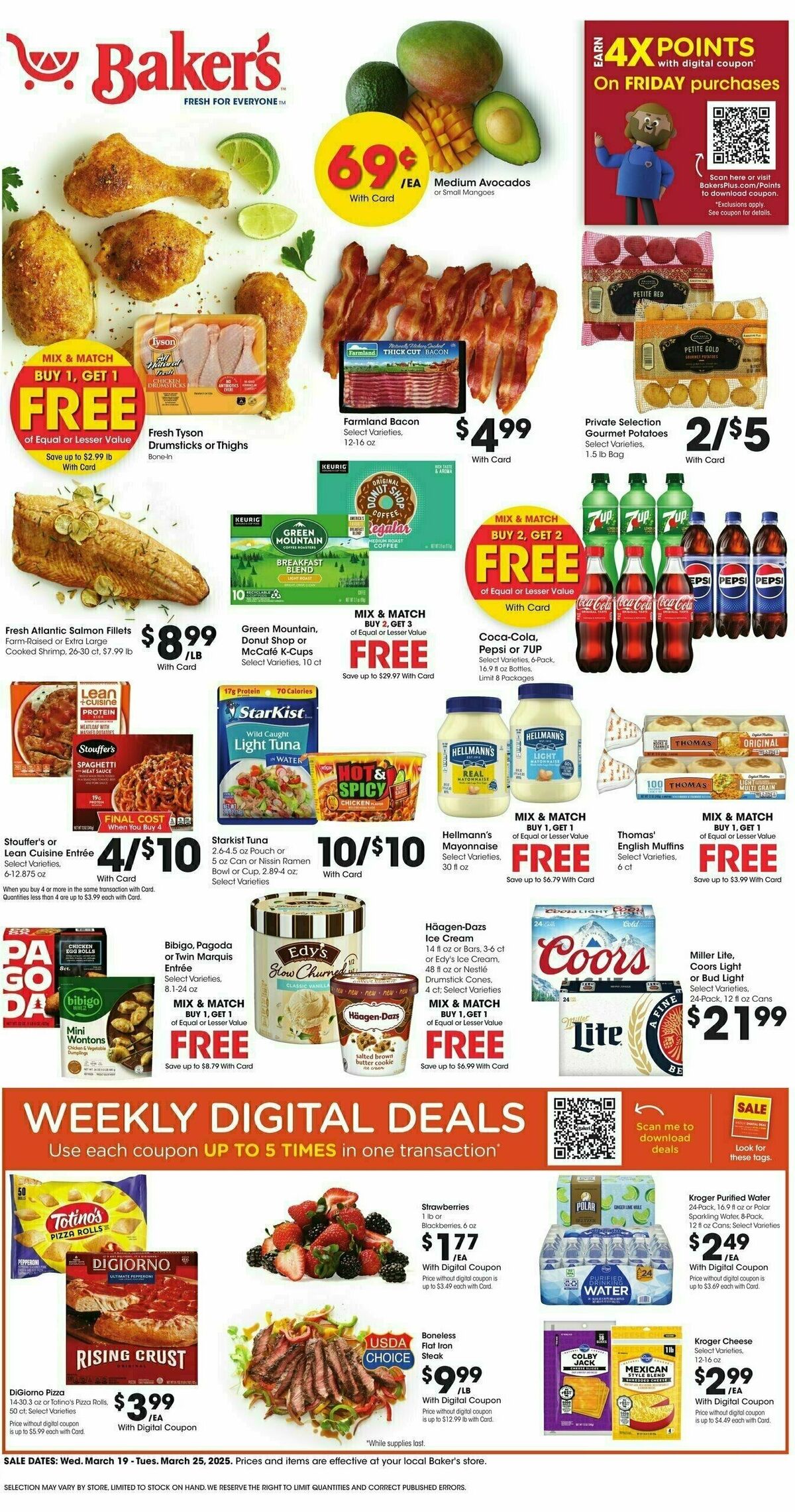 Baker's Weekly Ad from March 19