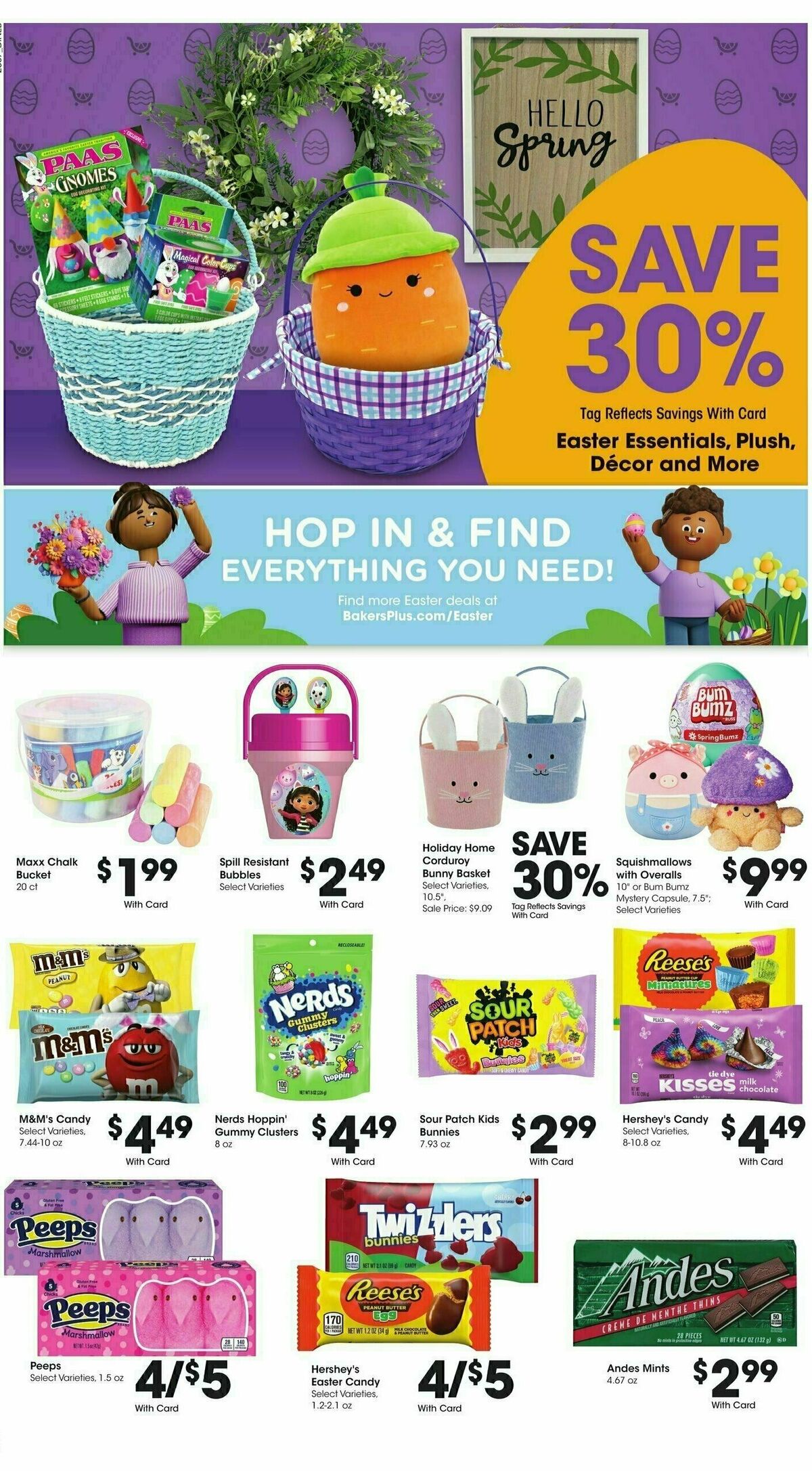 Baker's Weekly Ad from March 19