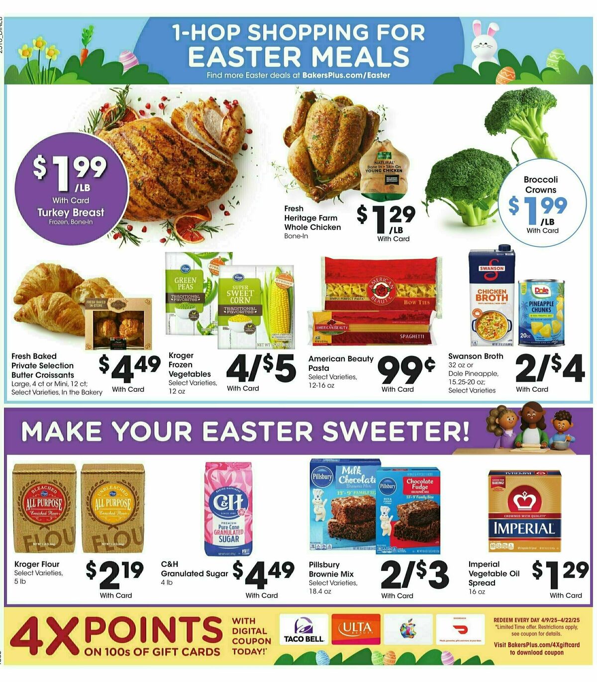 Baker's Weekly Ad from April 9