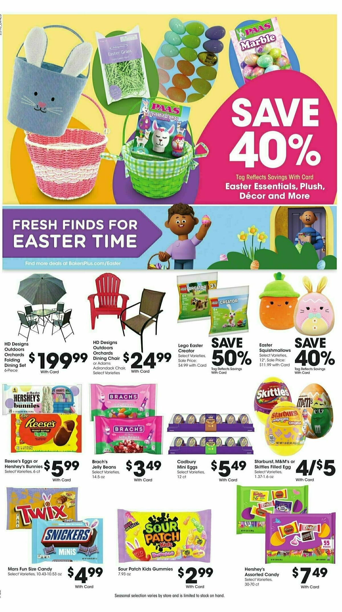 Baker's Weekly Ad from April 9