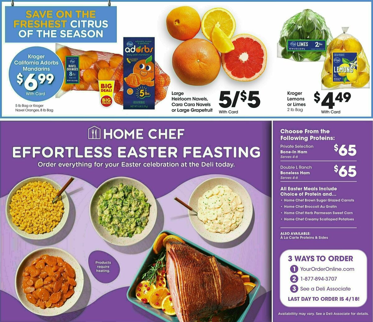 Baker's Weekly Ad from April 9