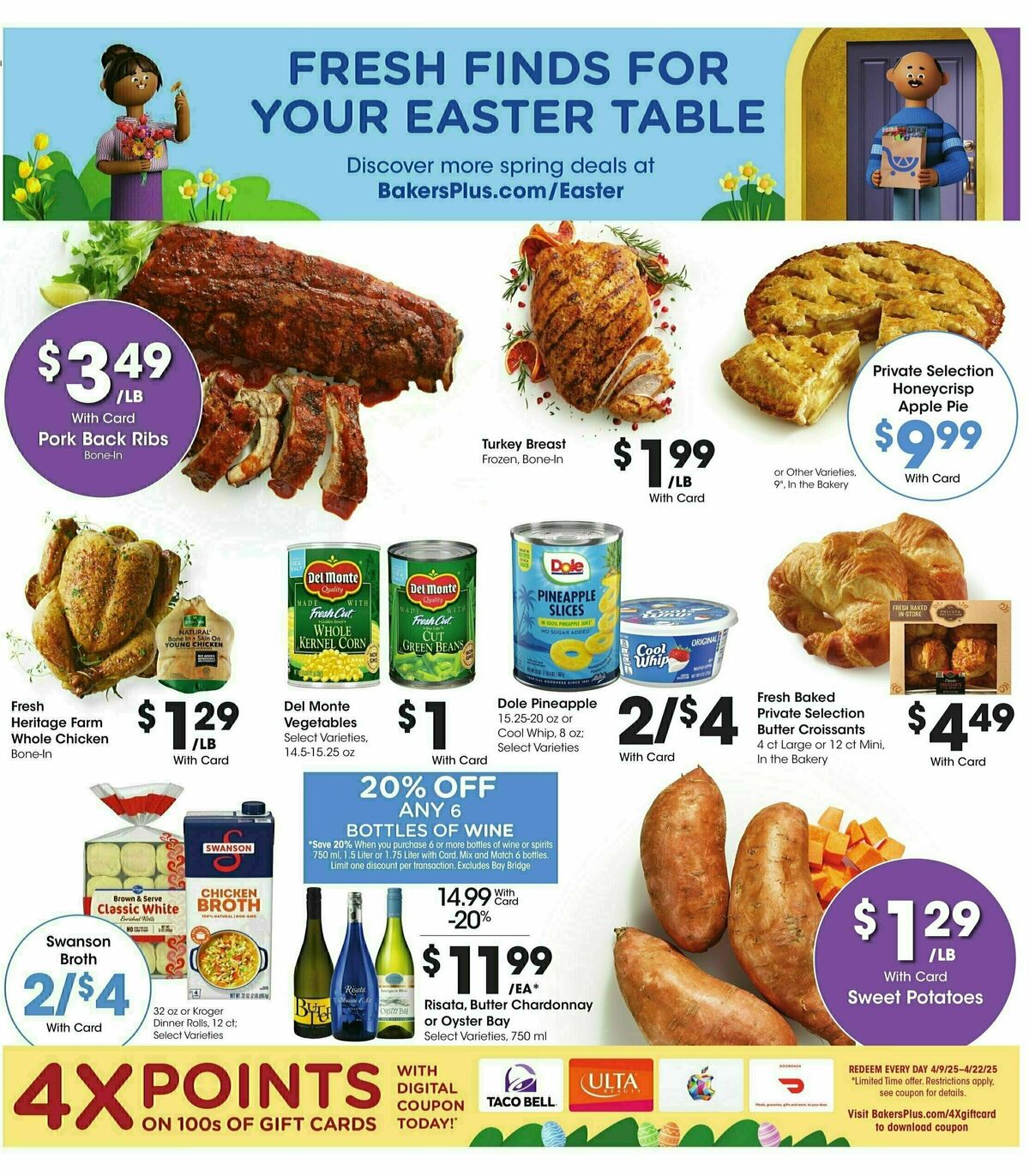 Baker's Weekly Ad from April 16