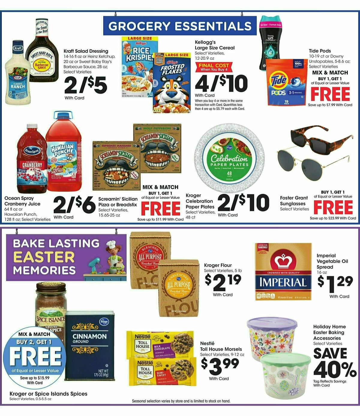Baker's Weekly Ad from April 16