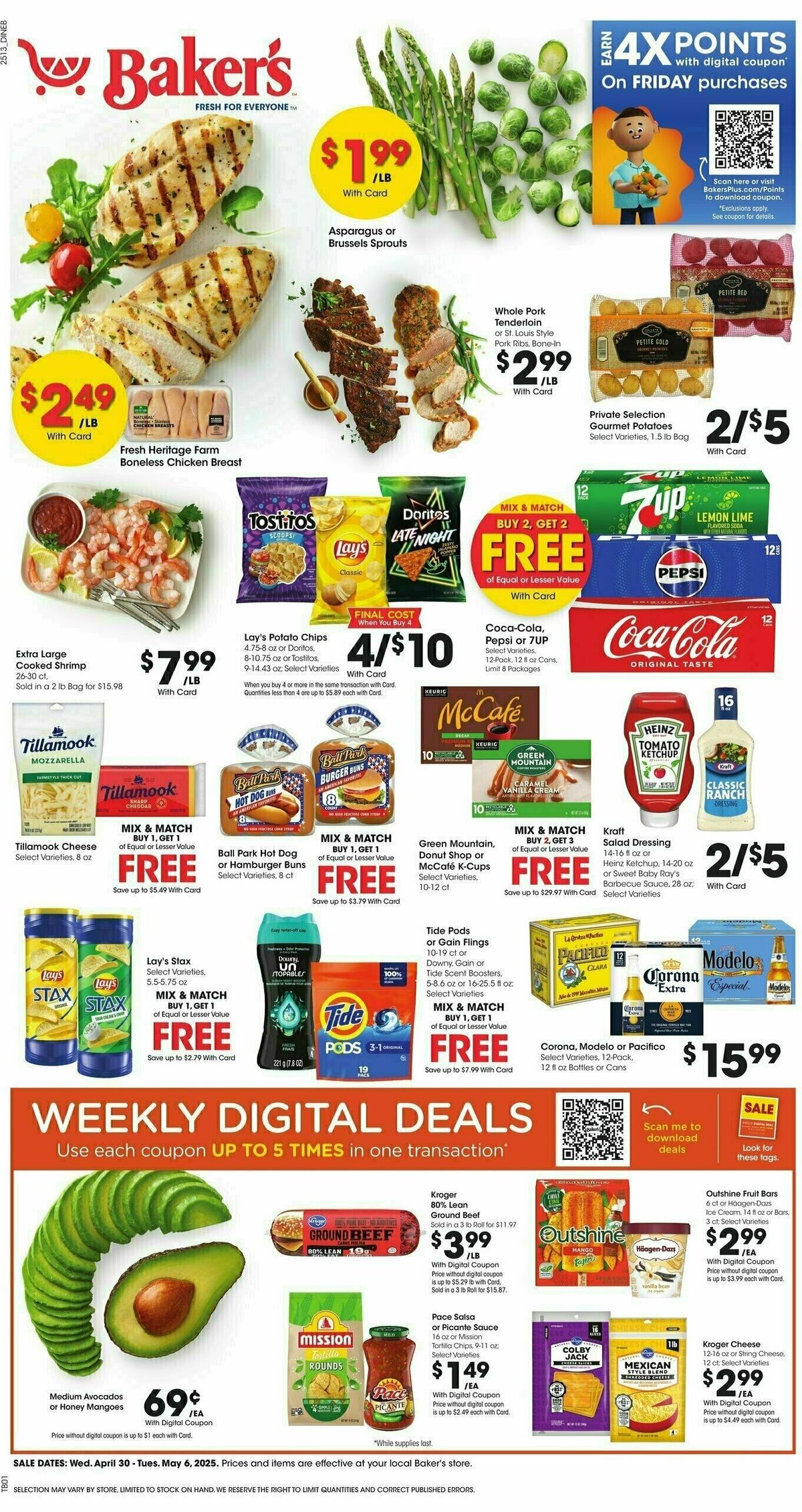 Baker's Weekly Ad from April 30