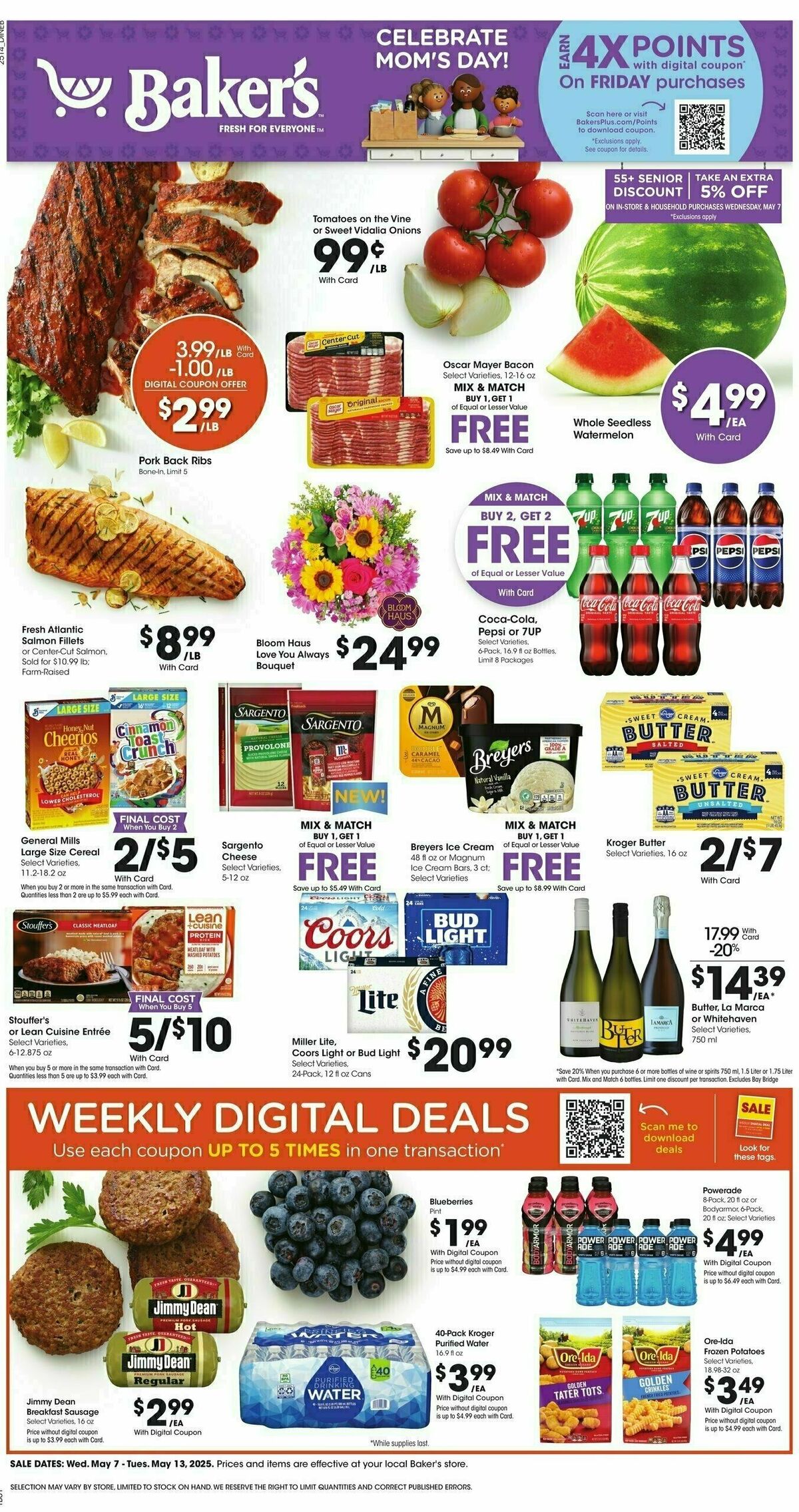 Baker's Weekly Ad from May 7