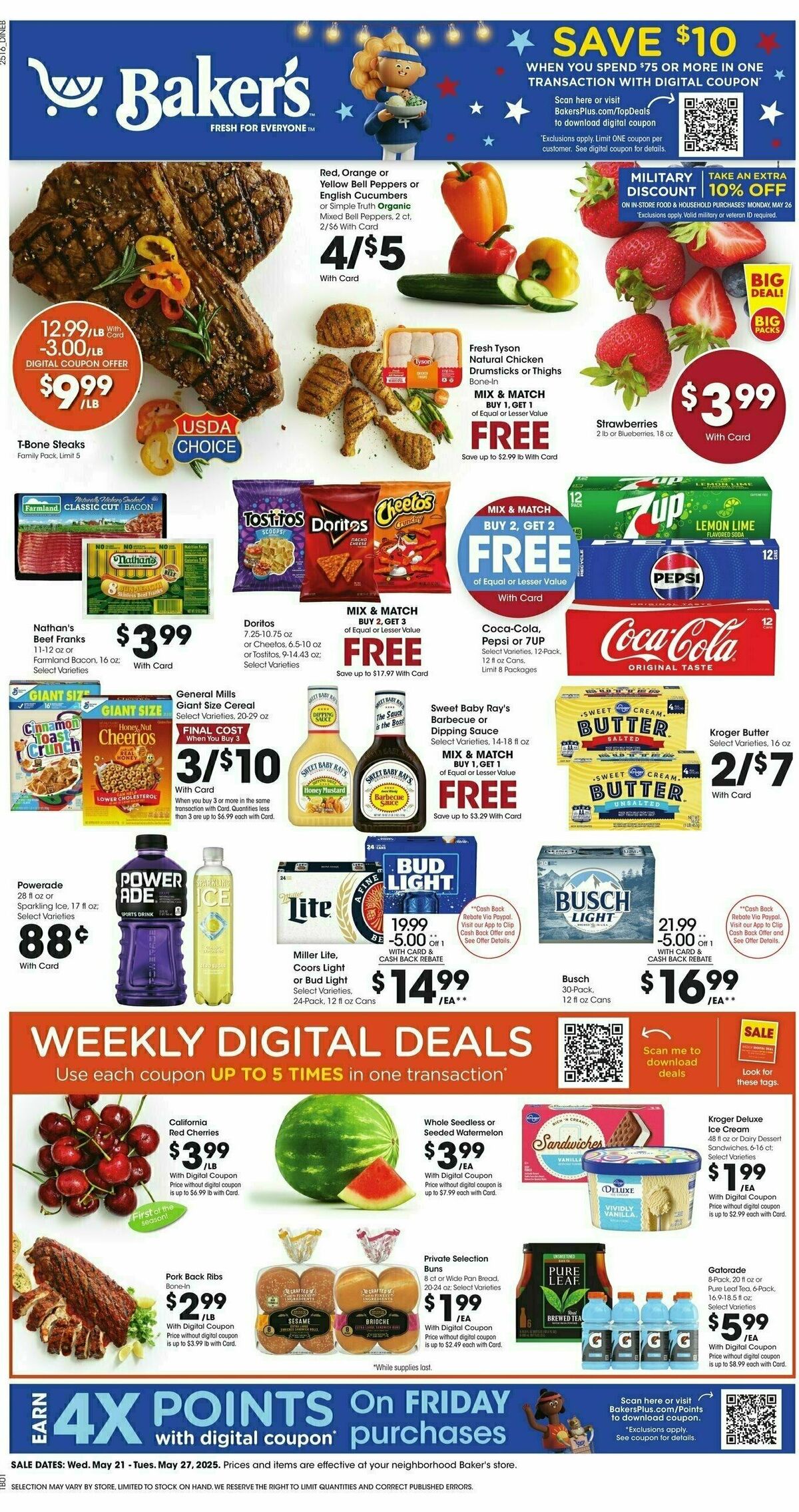 Baker's Weekly Ad from May 21