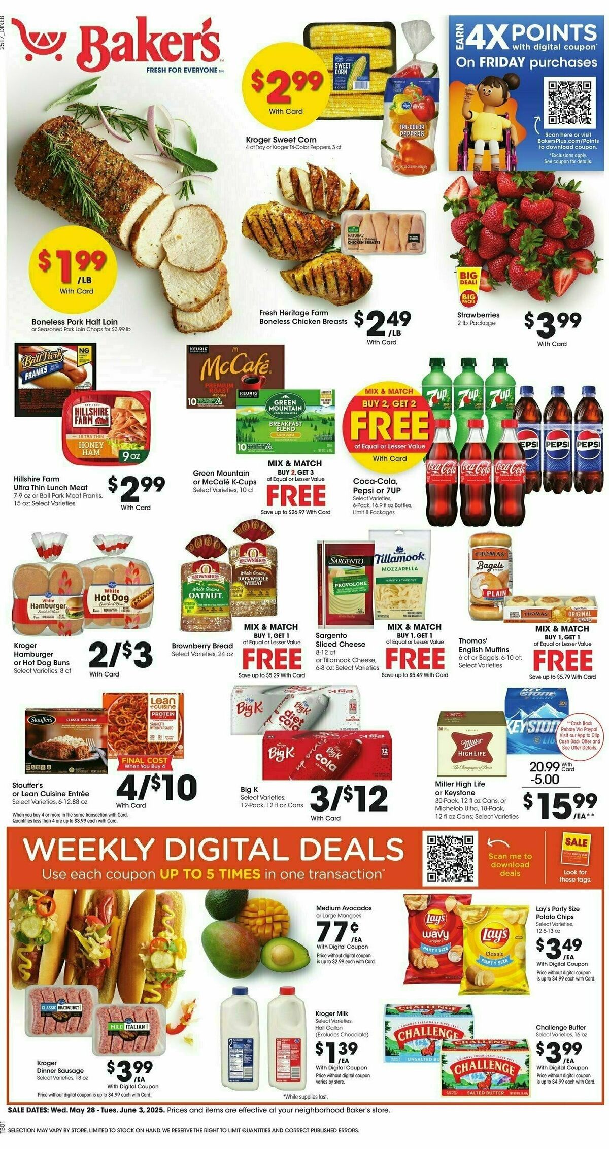 Baker's Weekly Ad from May 28
