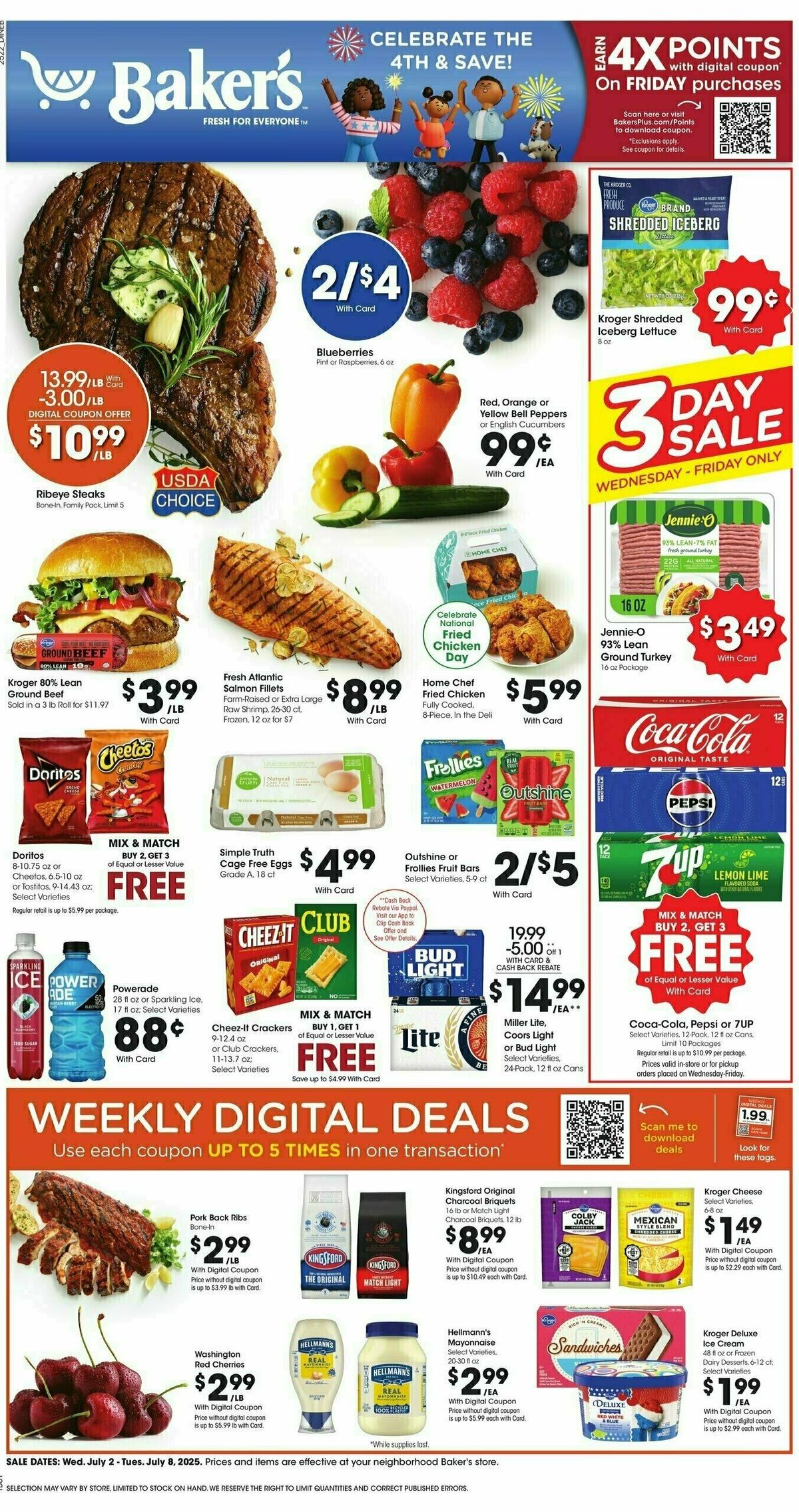 Baker's Weekly Ad from July 2
