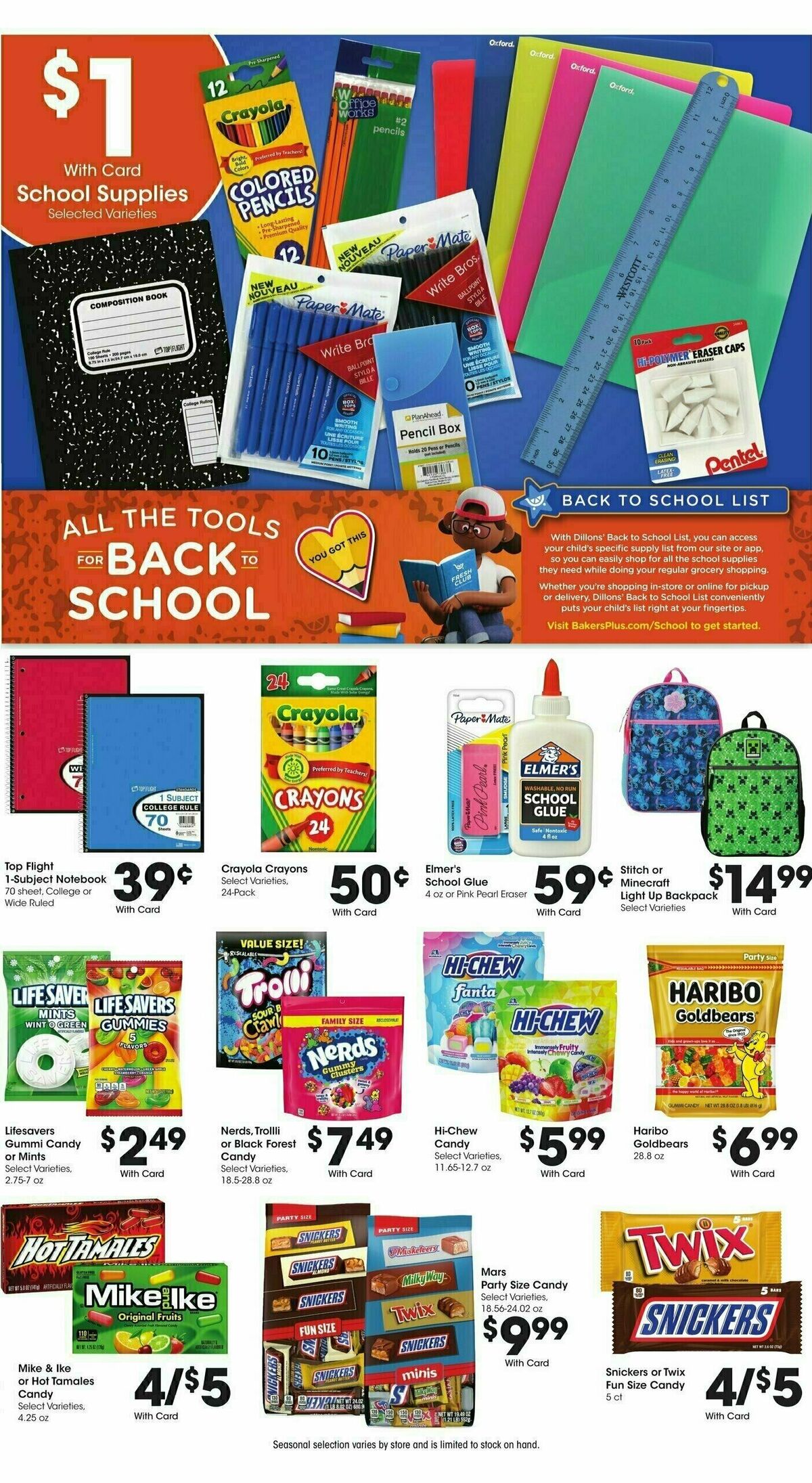 Baker's Weekly Ad from July 16