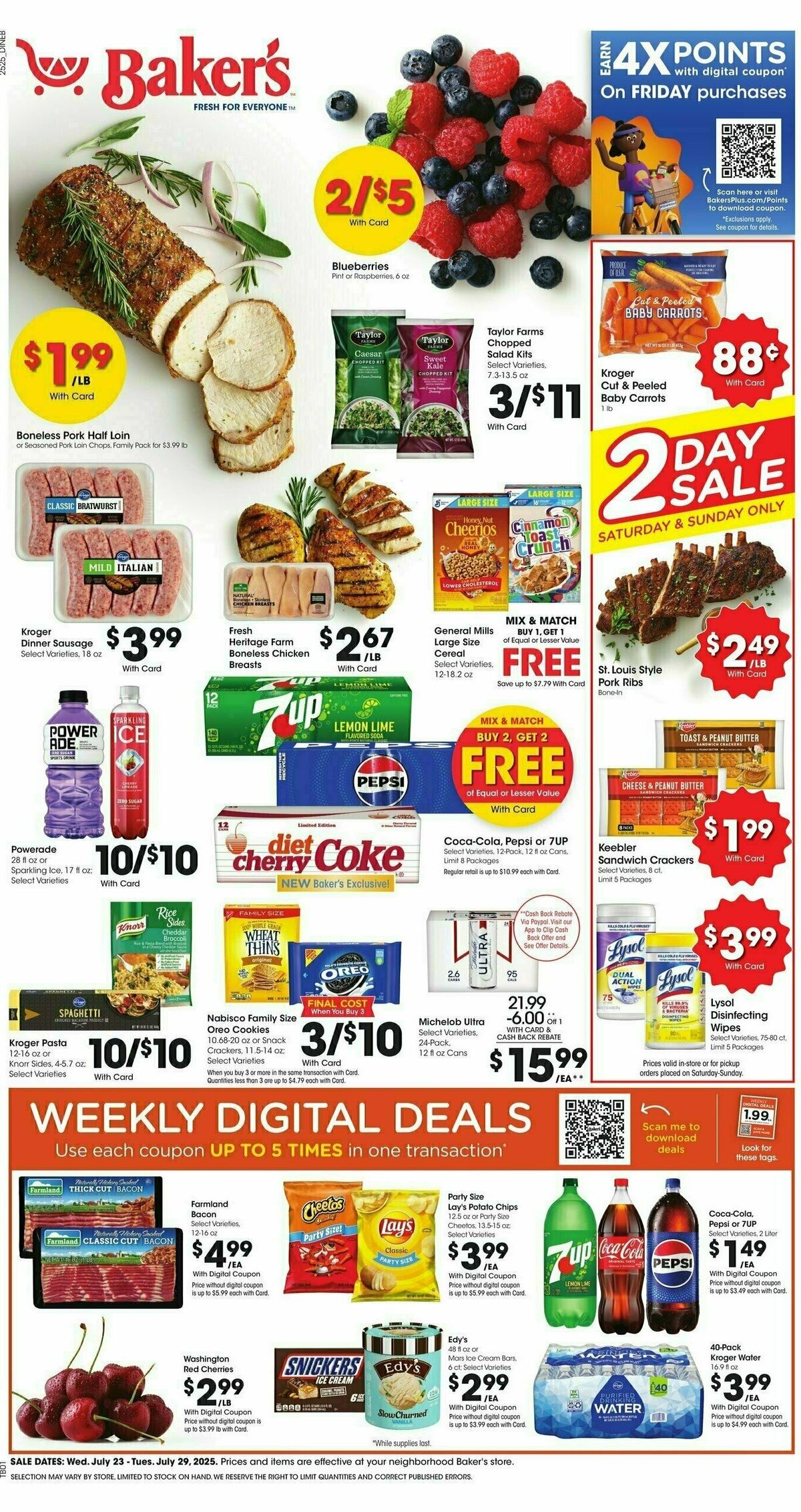 Baker's Weekly Ad from July 23