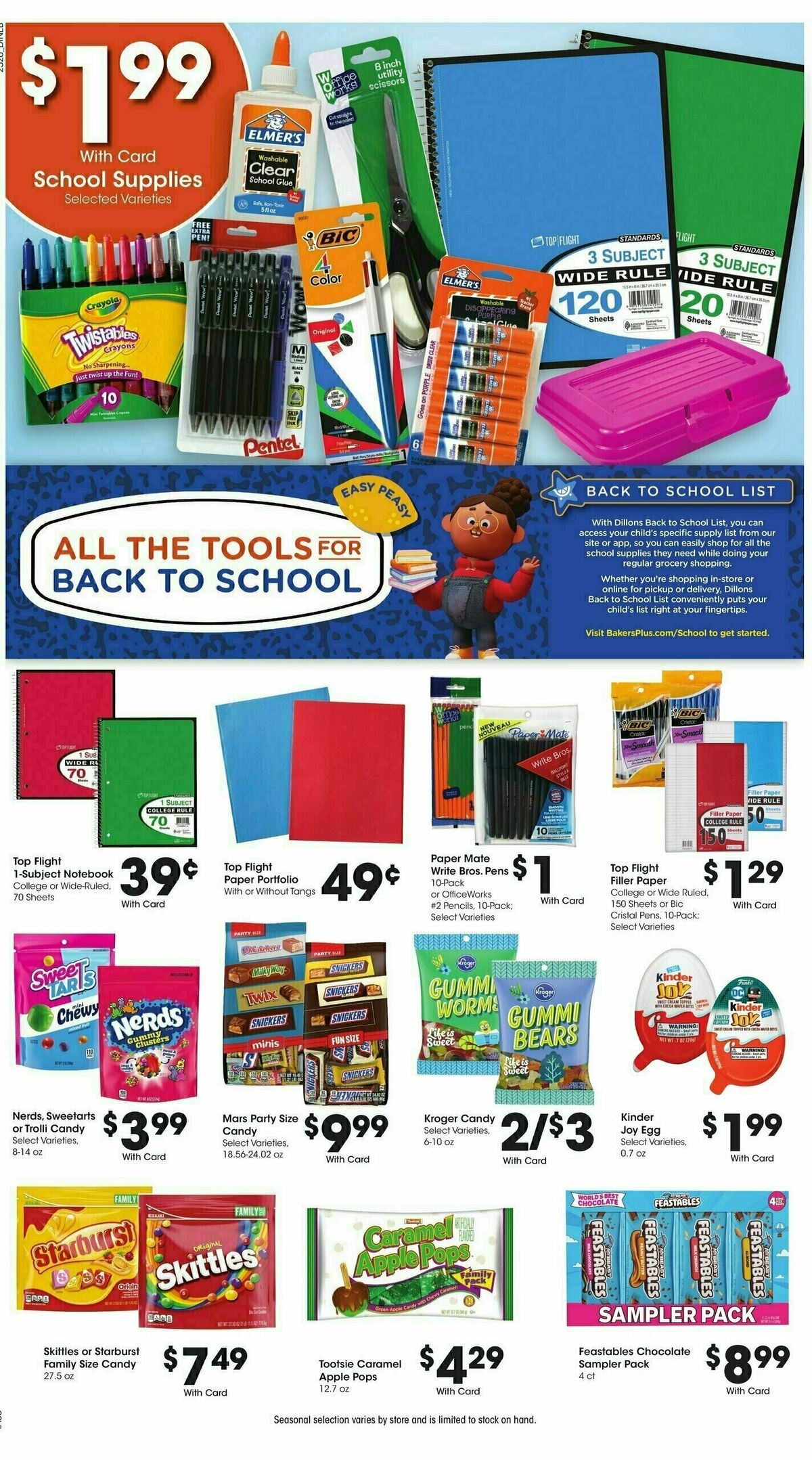 Baker's Weekly Ad from July 30