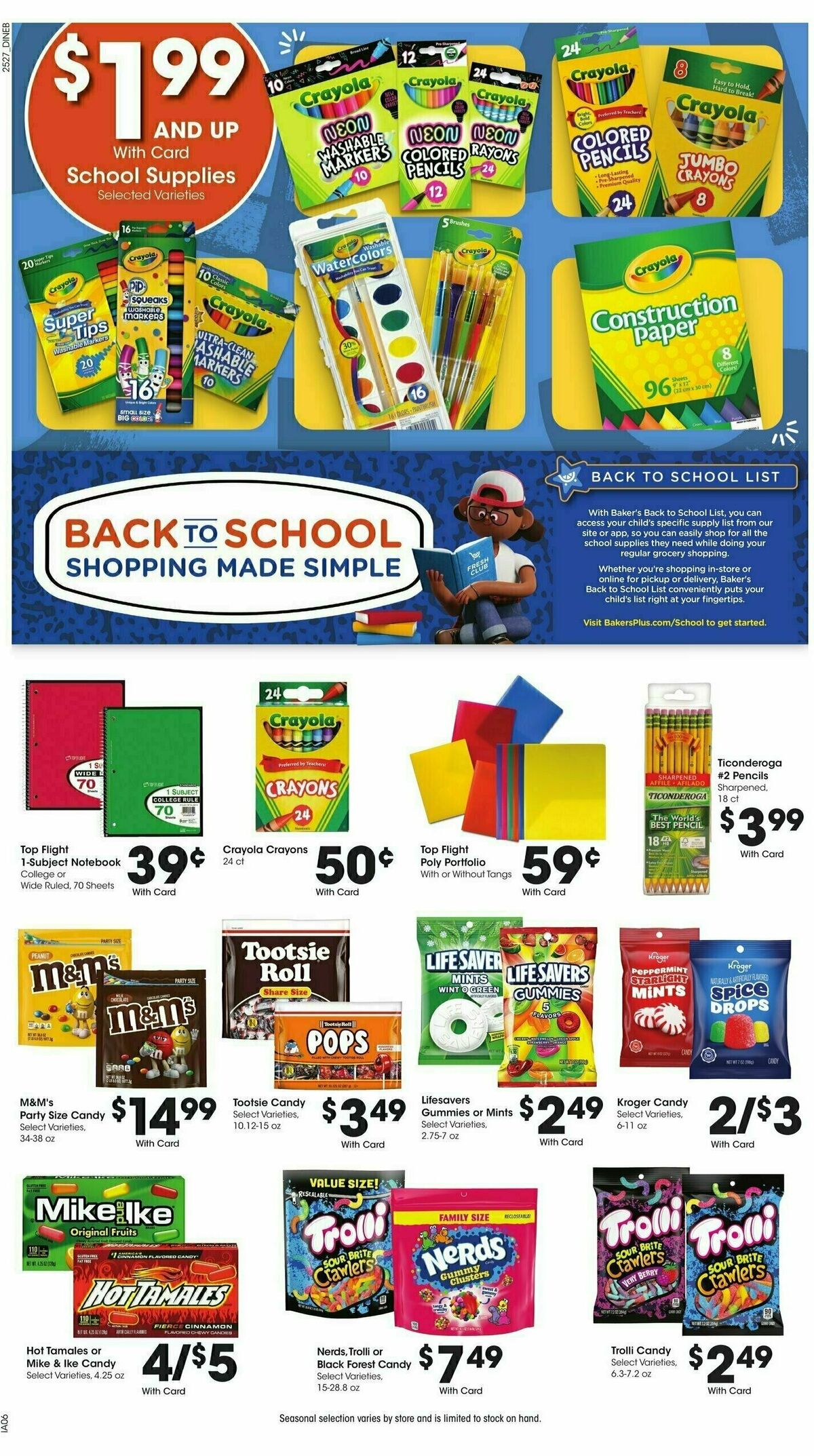 Baker's Weekly Ad from August 6