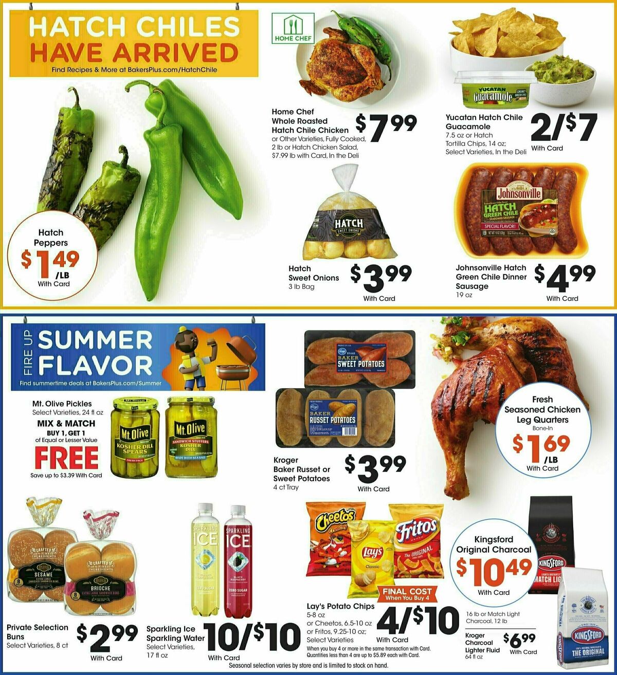 Baker's Weekly Ad from August 6