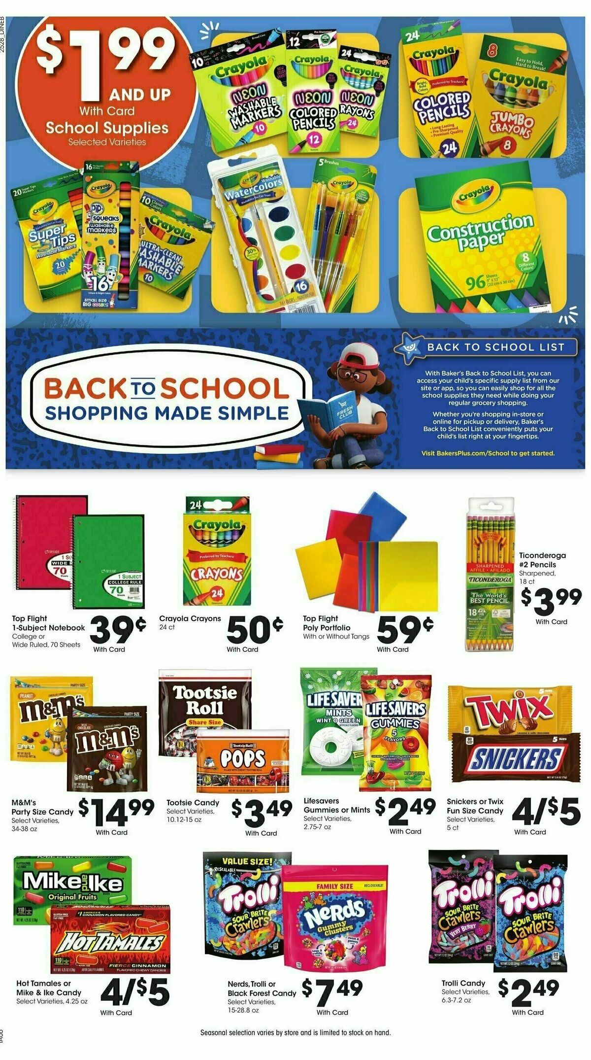 Baker's Weekly Ad from August 13