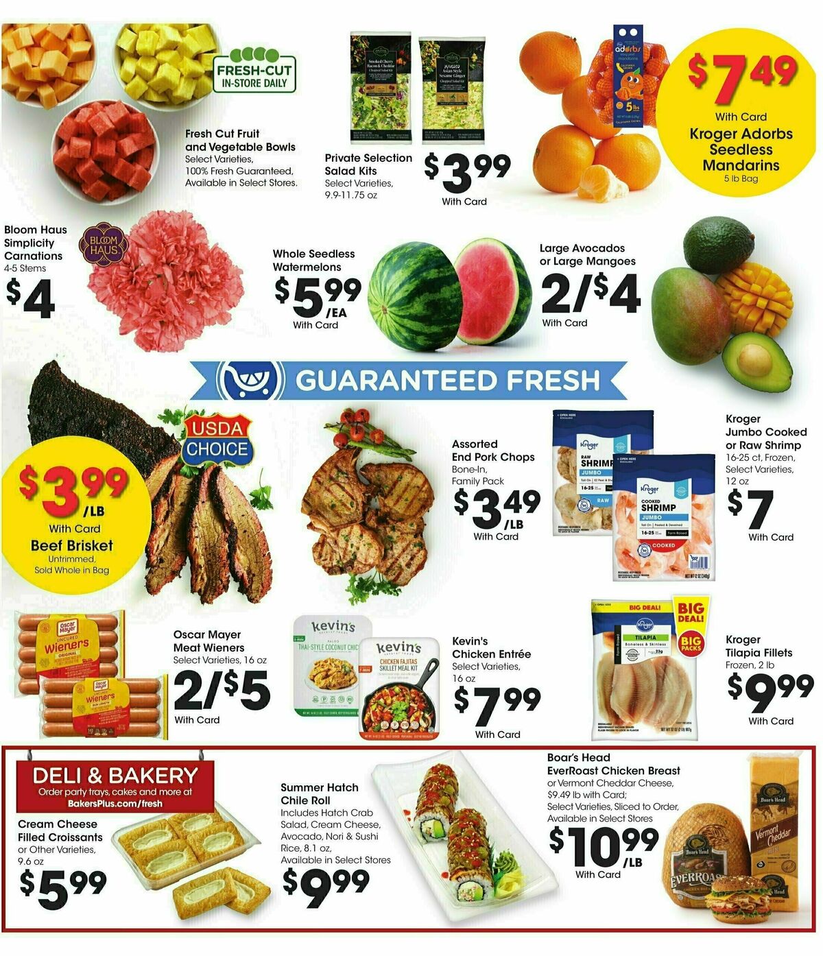 Baker's Weekly Ad from August 13