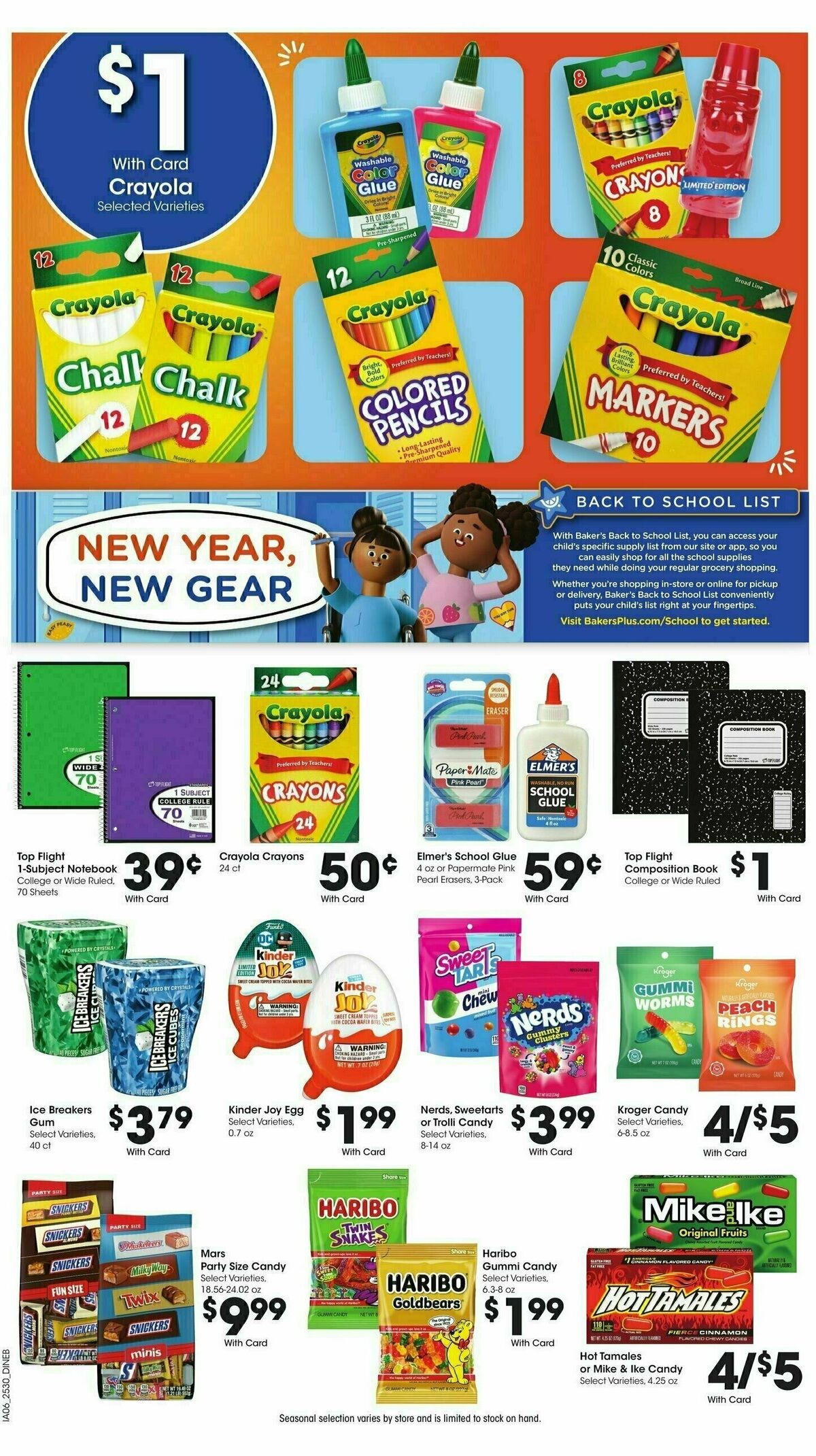 Baker's Weekly Ad from August 27