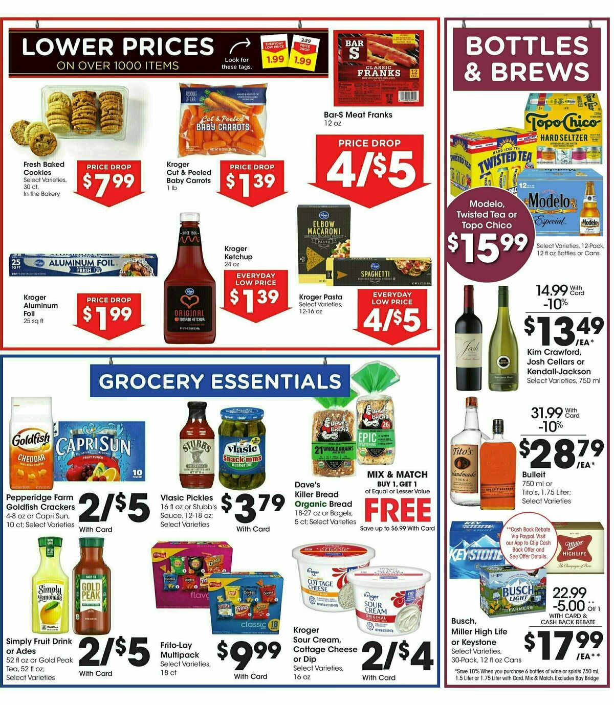 Baker's Weekly Ad from August 27