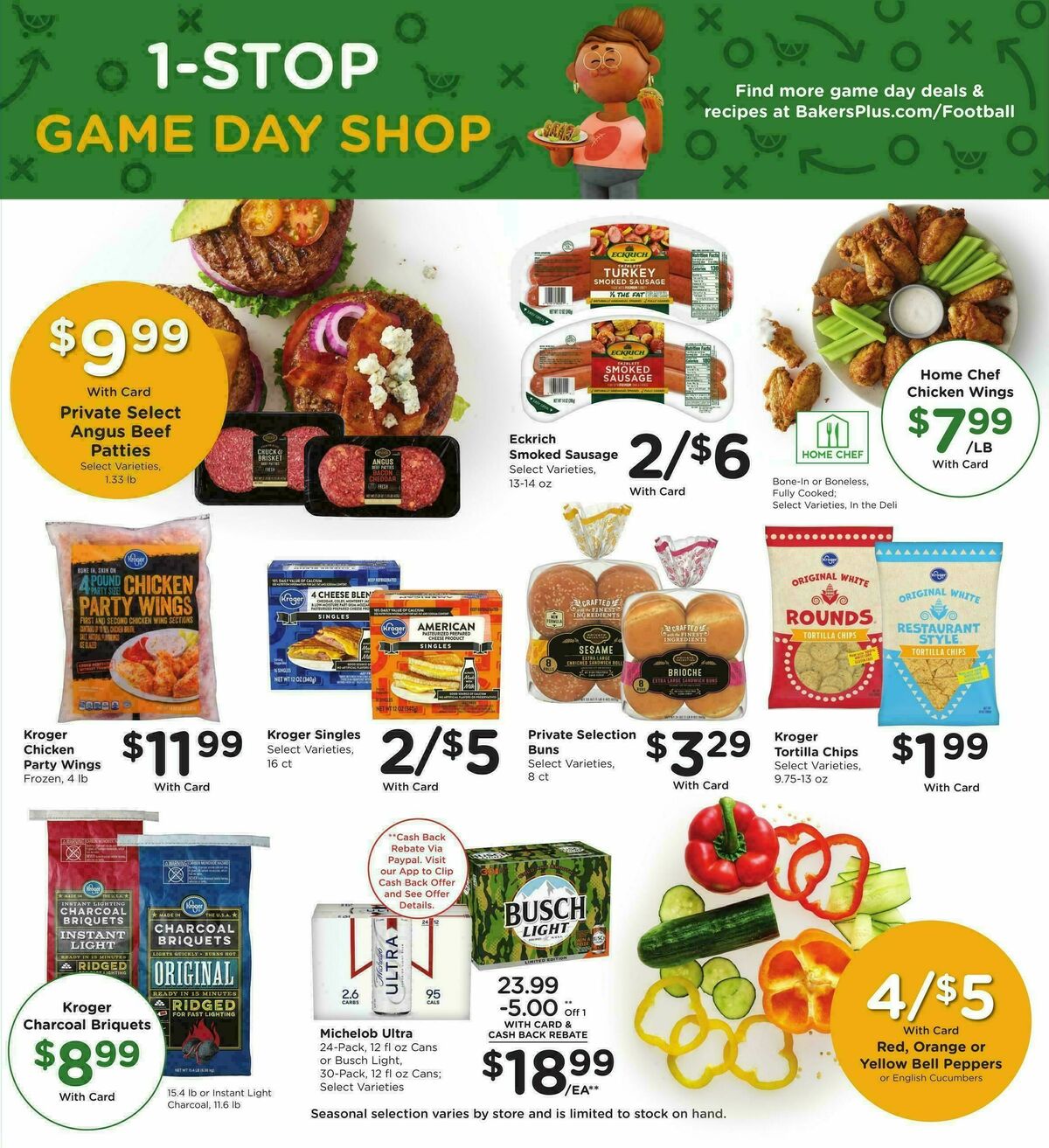 Baker's Weekly Ad from October 1