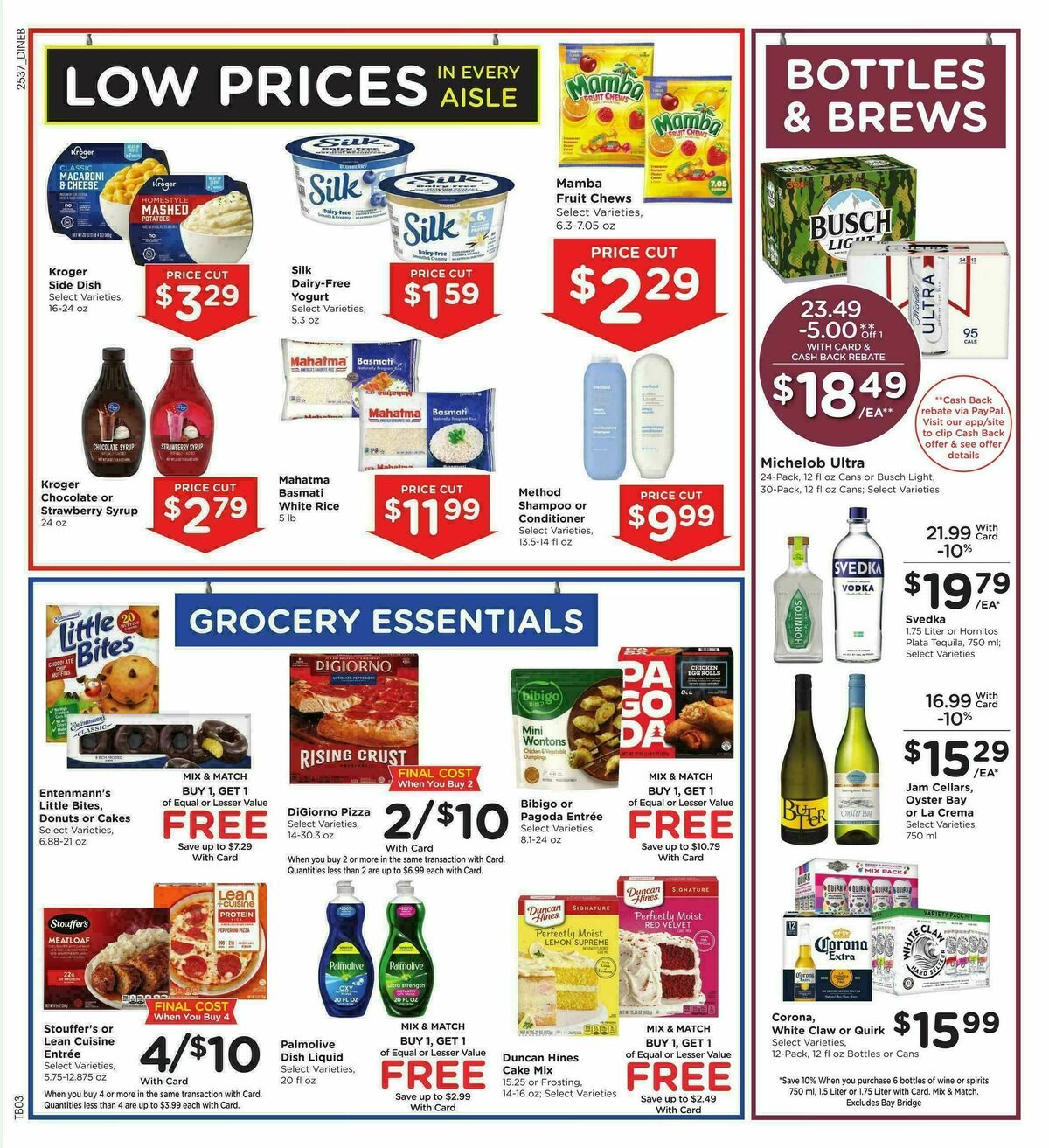 Baker's Weekly Ad from October 15