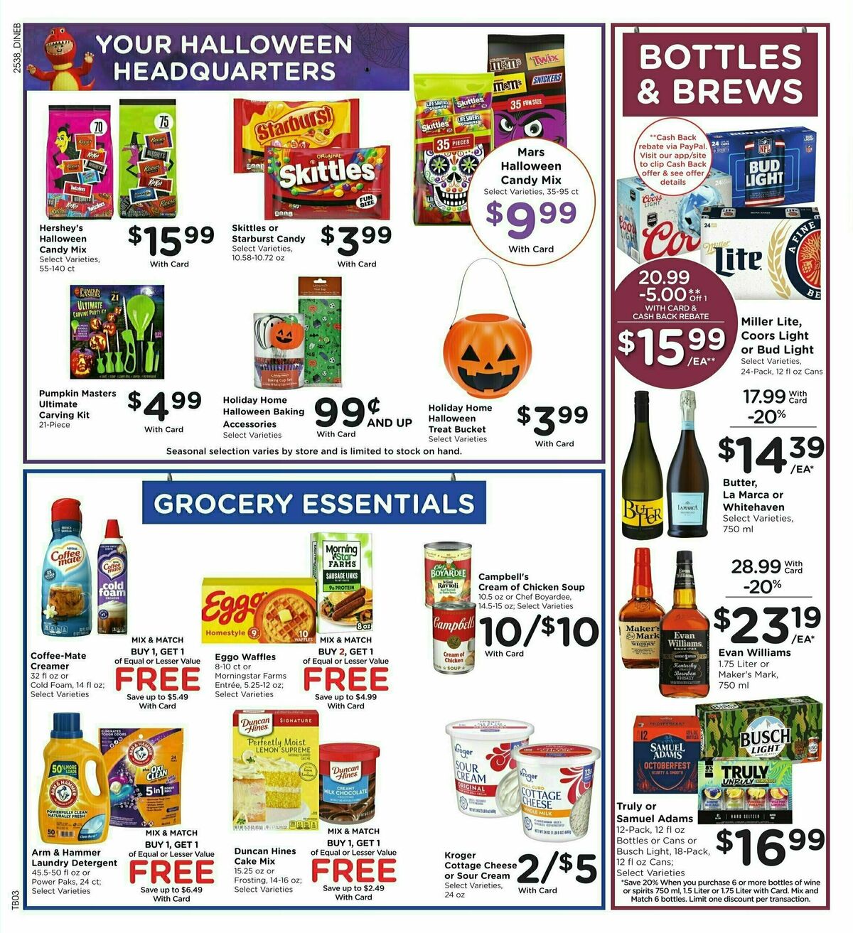 Baker's Weekly Ad from October 22