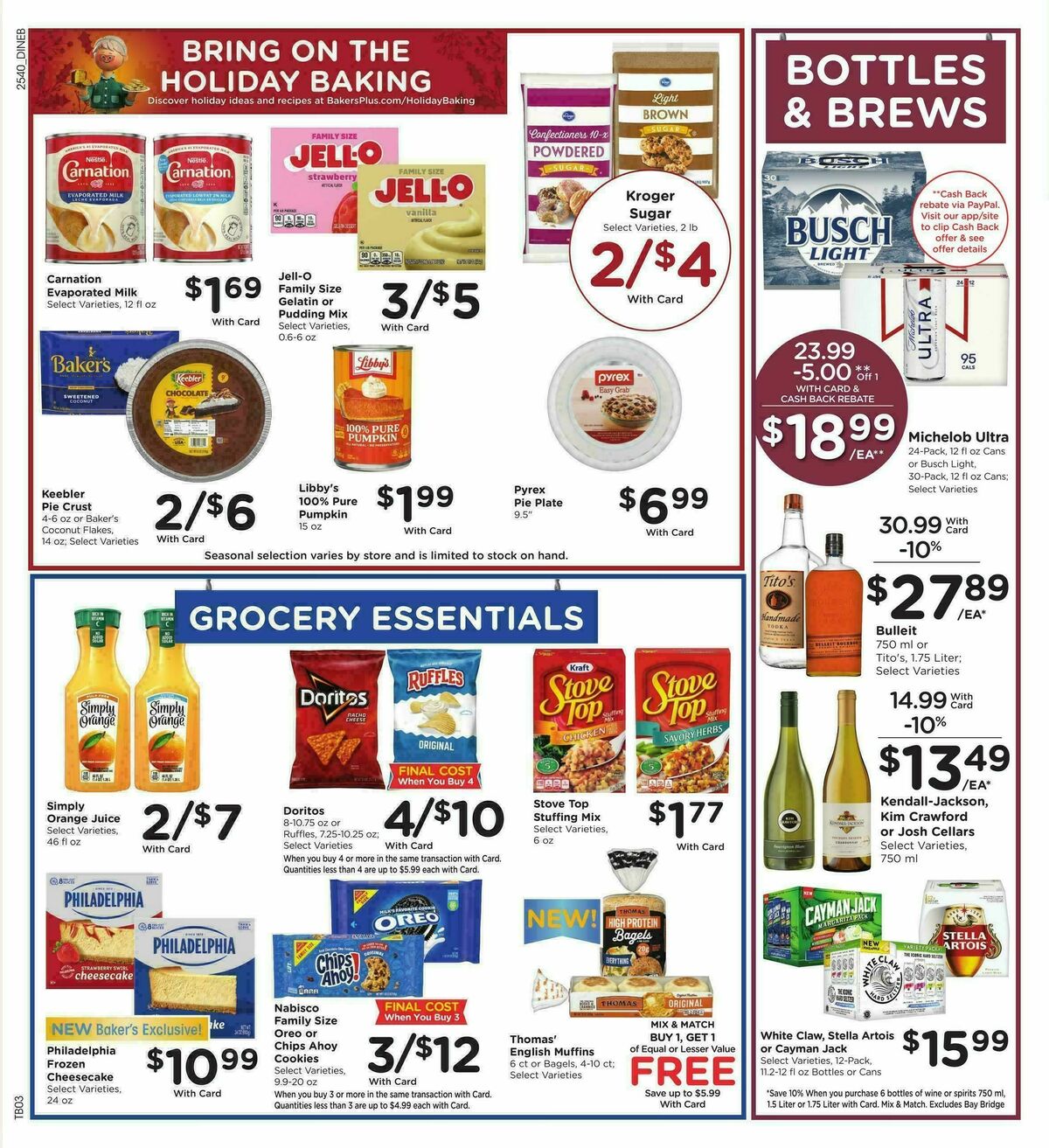 Baker's Weekly Ad from November 5
