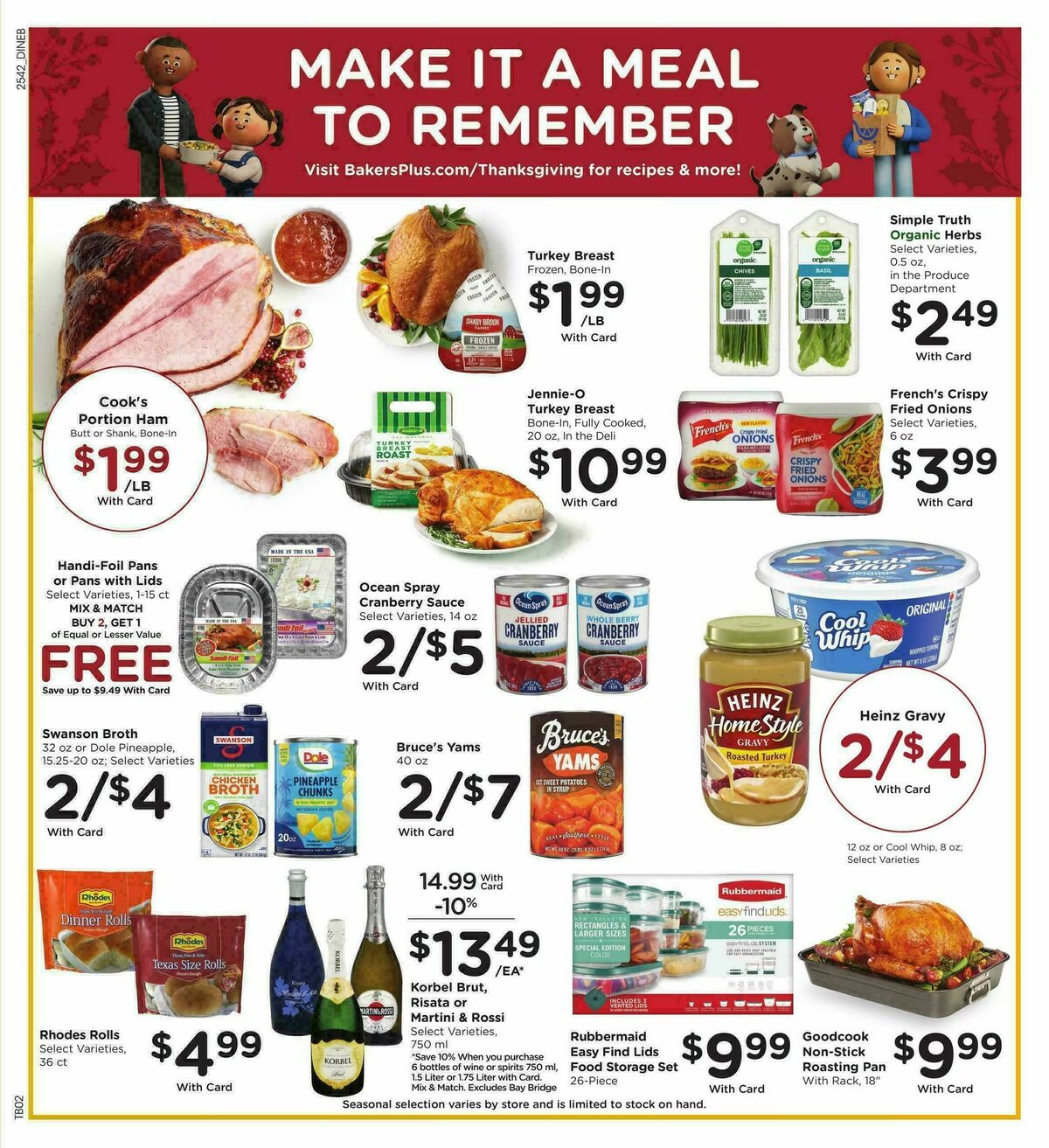 Baker's Weekly Ad from November 19