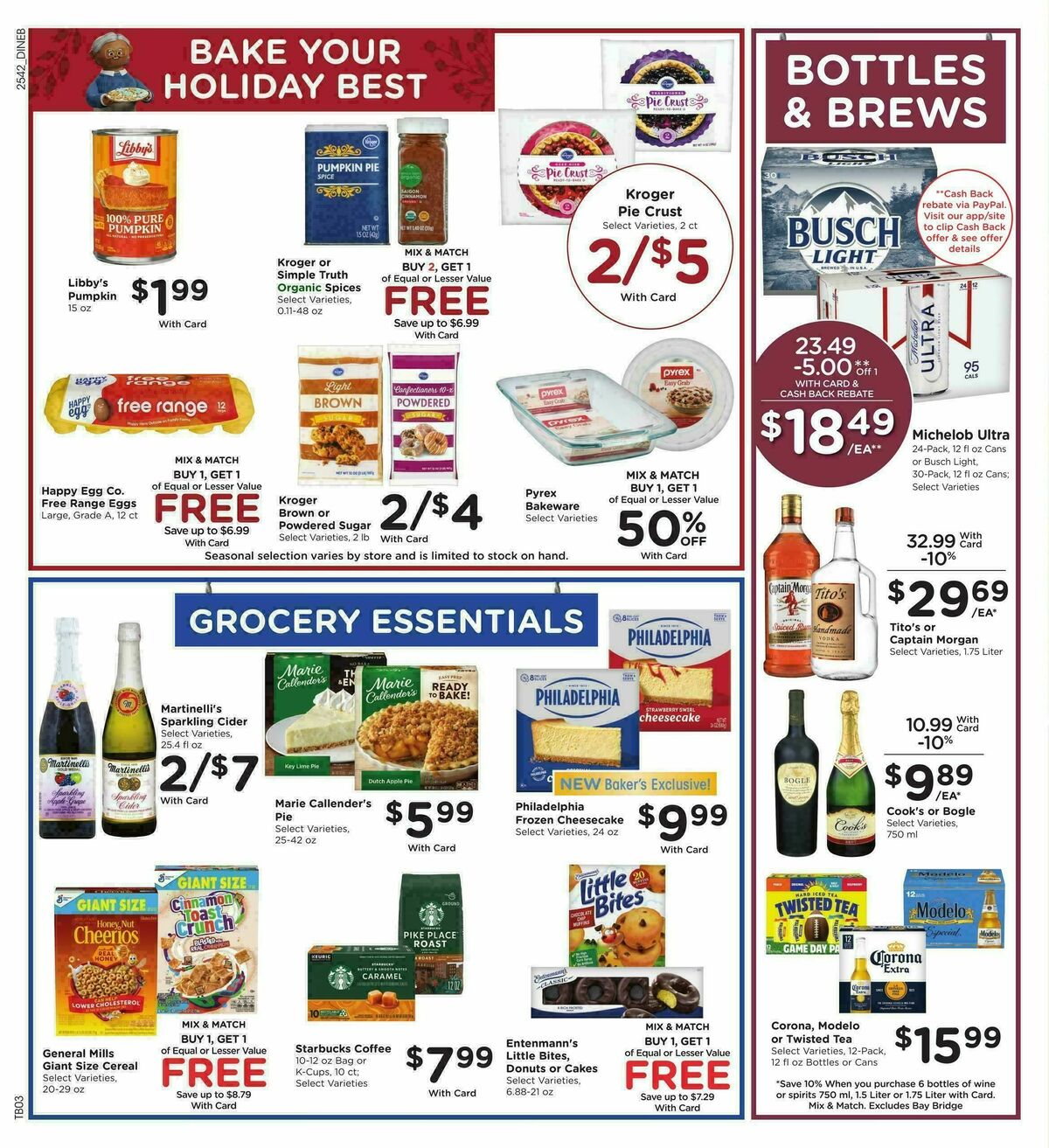 Baker's Weekly Ad from November 19