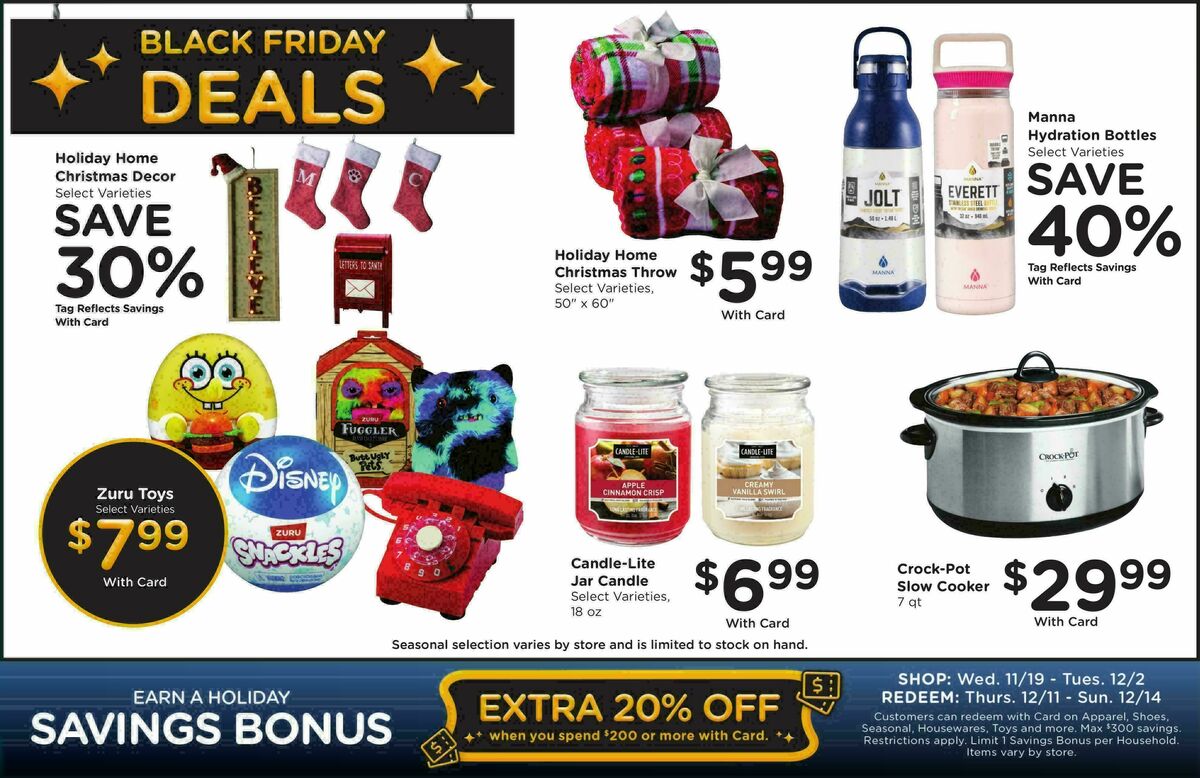 Baker's Weekly Ad from November 19