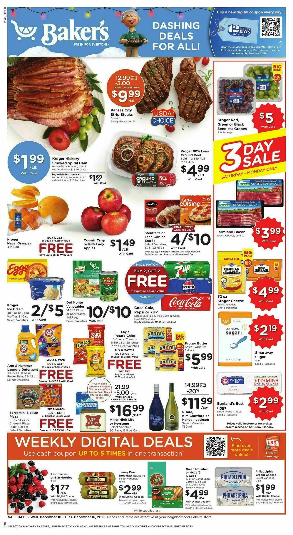 Baker's Weekly Ad from December 10