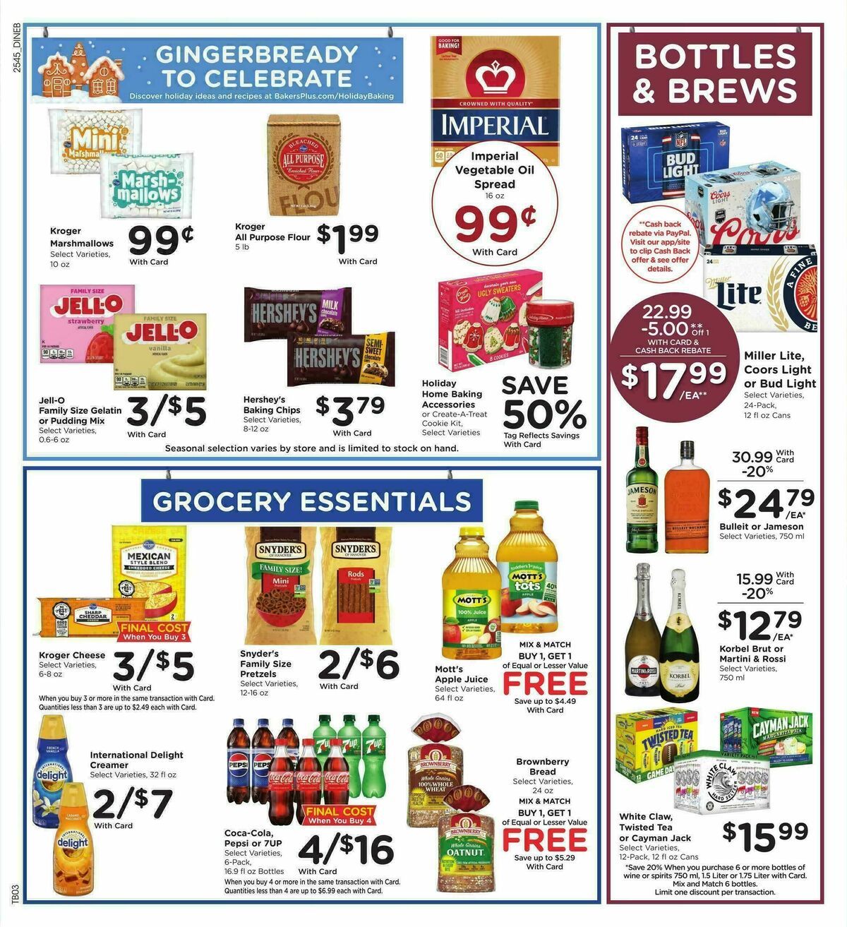 Baker's Weekly Ad from December 10