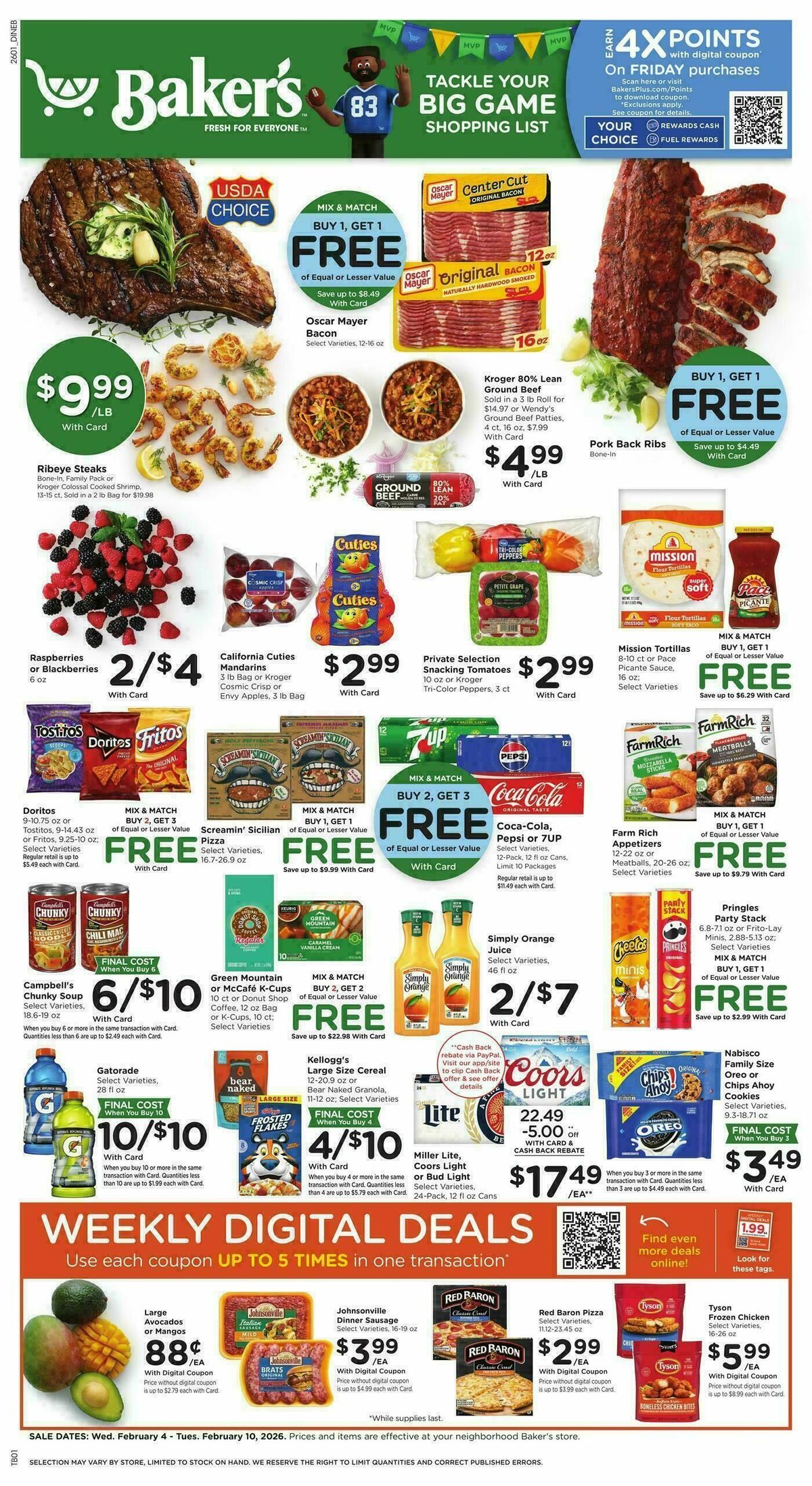 Baker's Weekly Ad from February 4