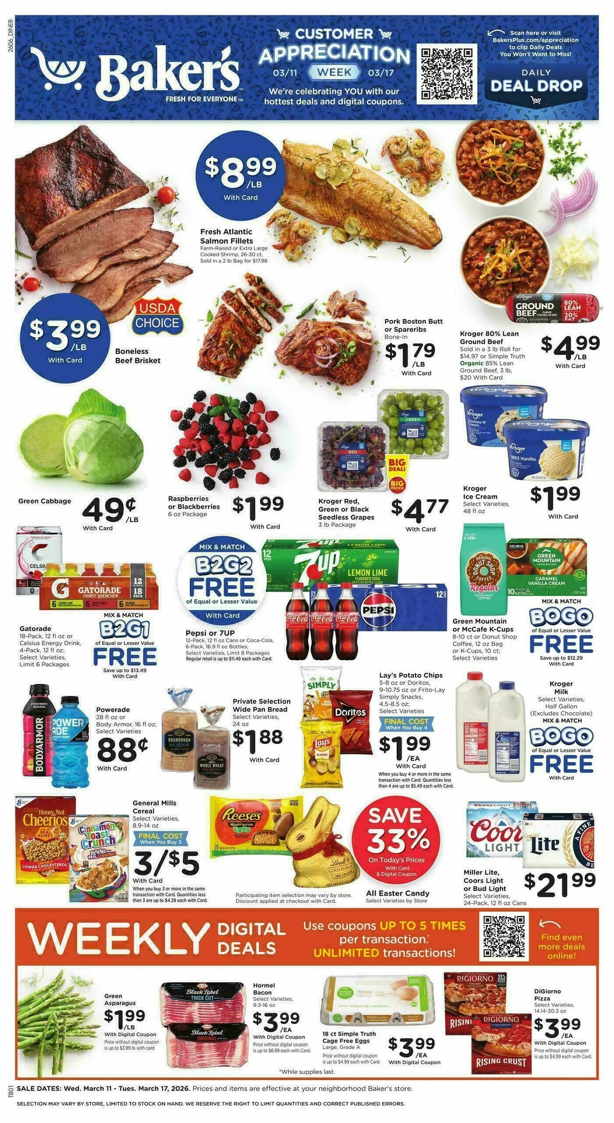 Baker's Weekly Ad from March 11