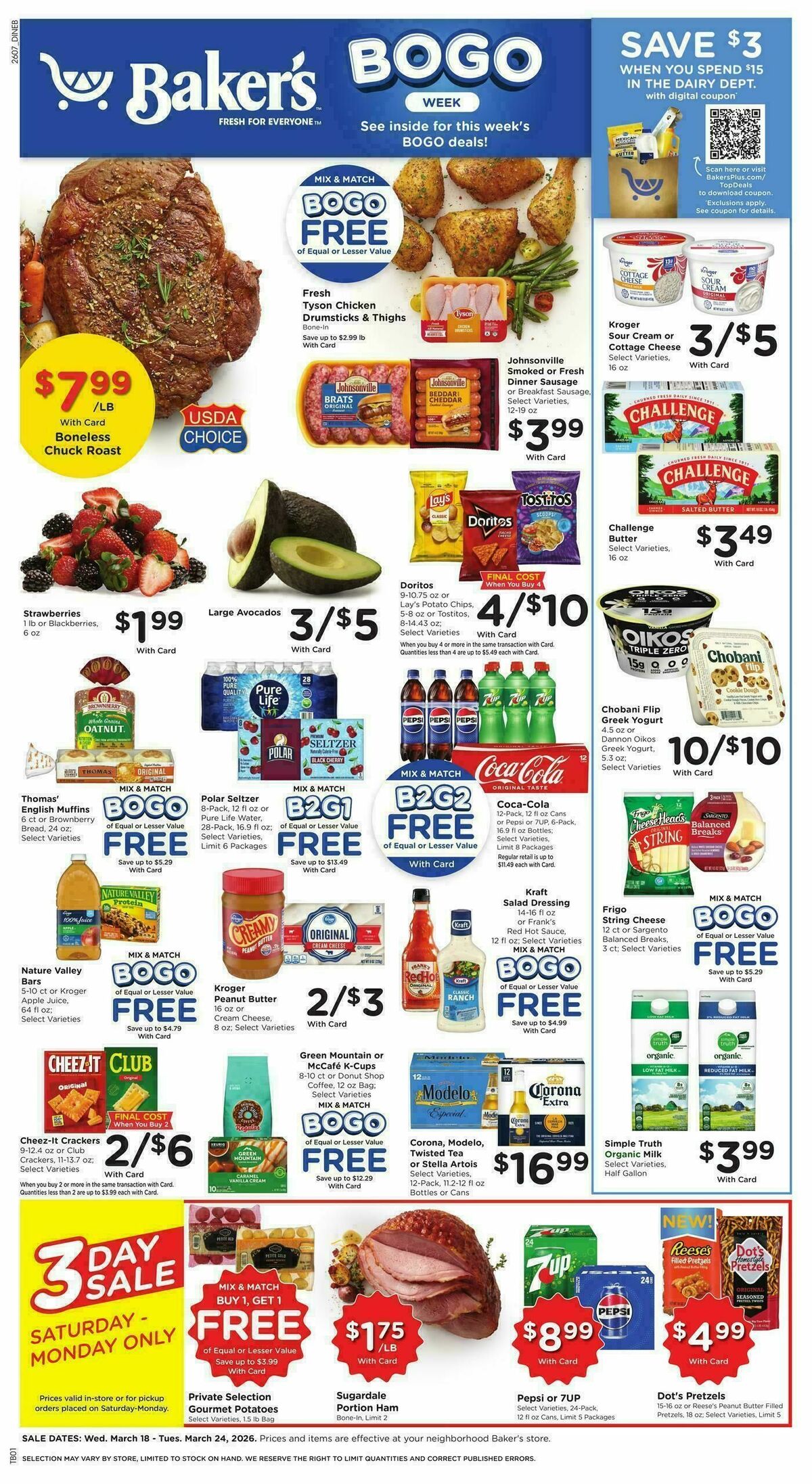 Baker's Weekly Ad from March 18