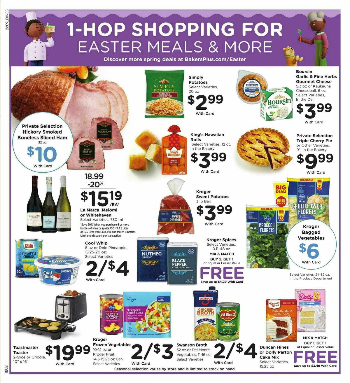 Baker's Weekly Ad from April 1