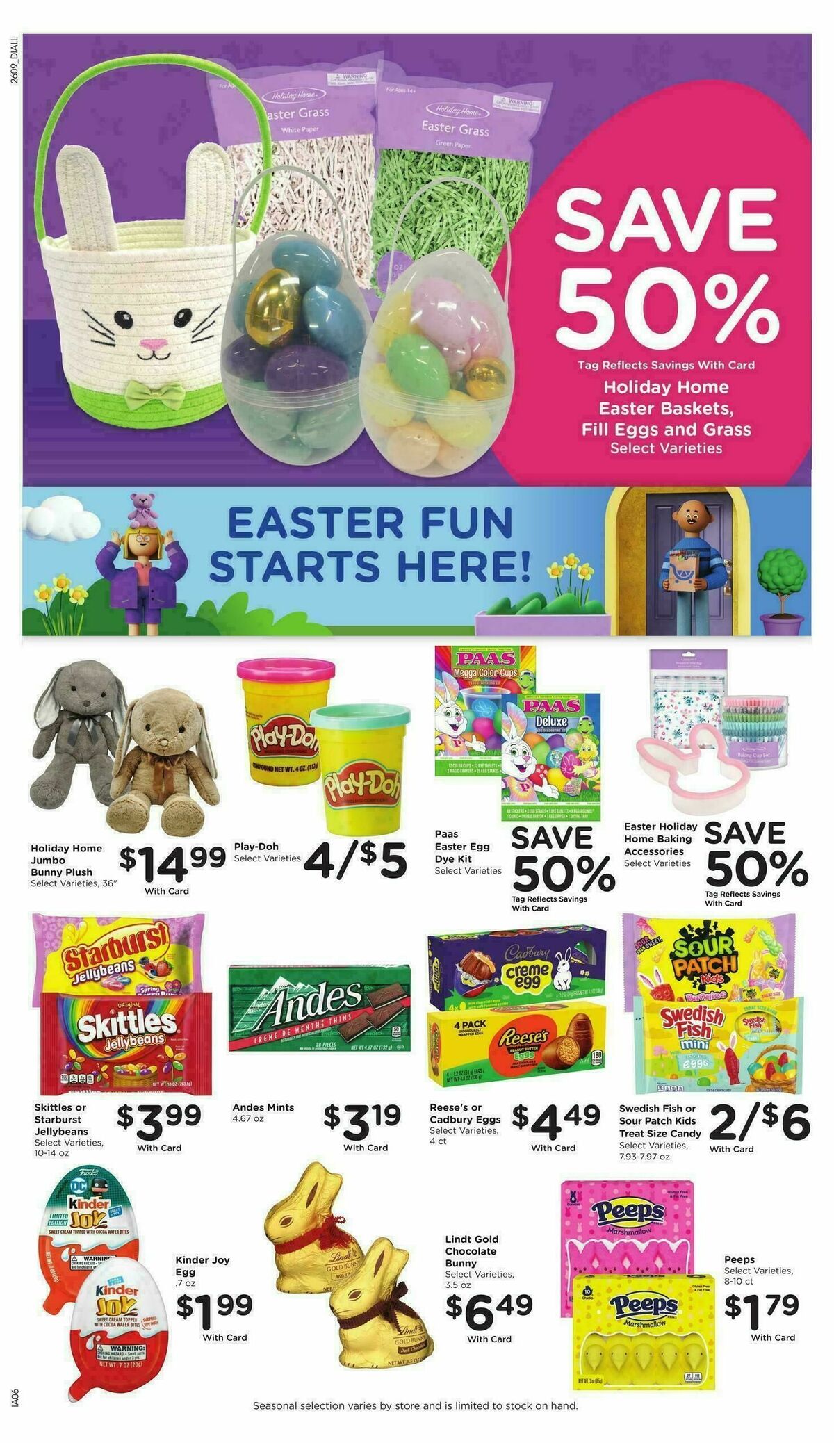 Baker's Weekly Ad from April 1