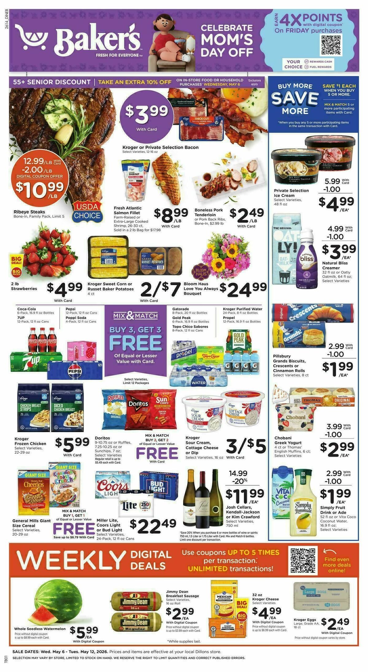 Baker's Weekly Ad from May 6