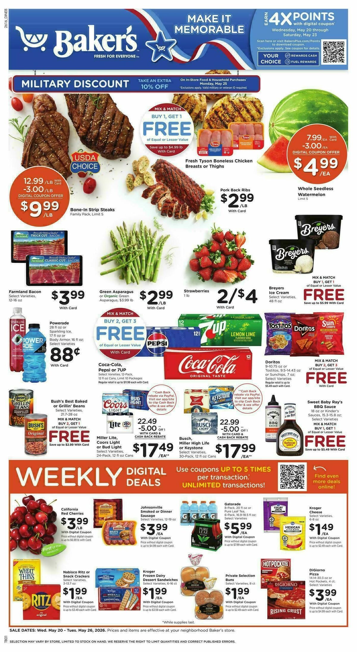 Baker's Weekly Ad from May 20