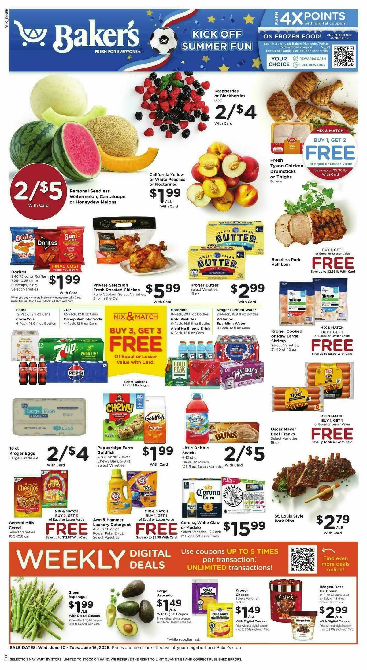 Baker's Weekly Ad from June 10