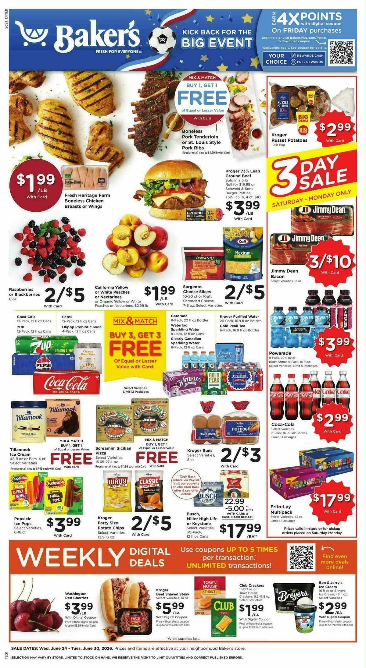 Baker's Weekly Ad from June 24
