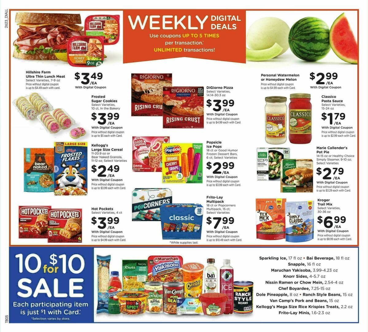 Baker's Weekly Ad from July 8