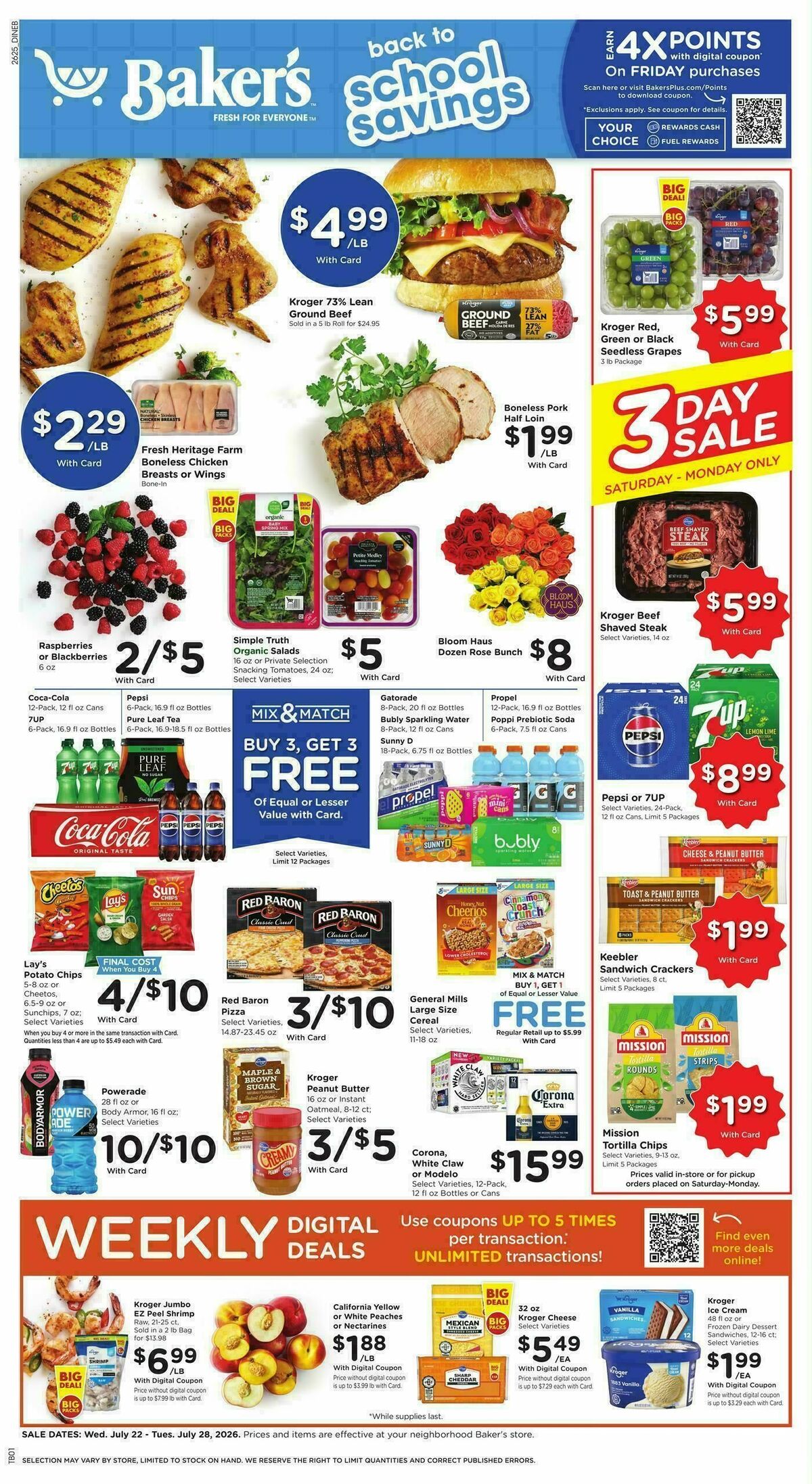 Baker's Weekly Ad from July 22