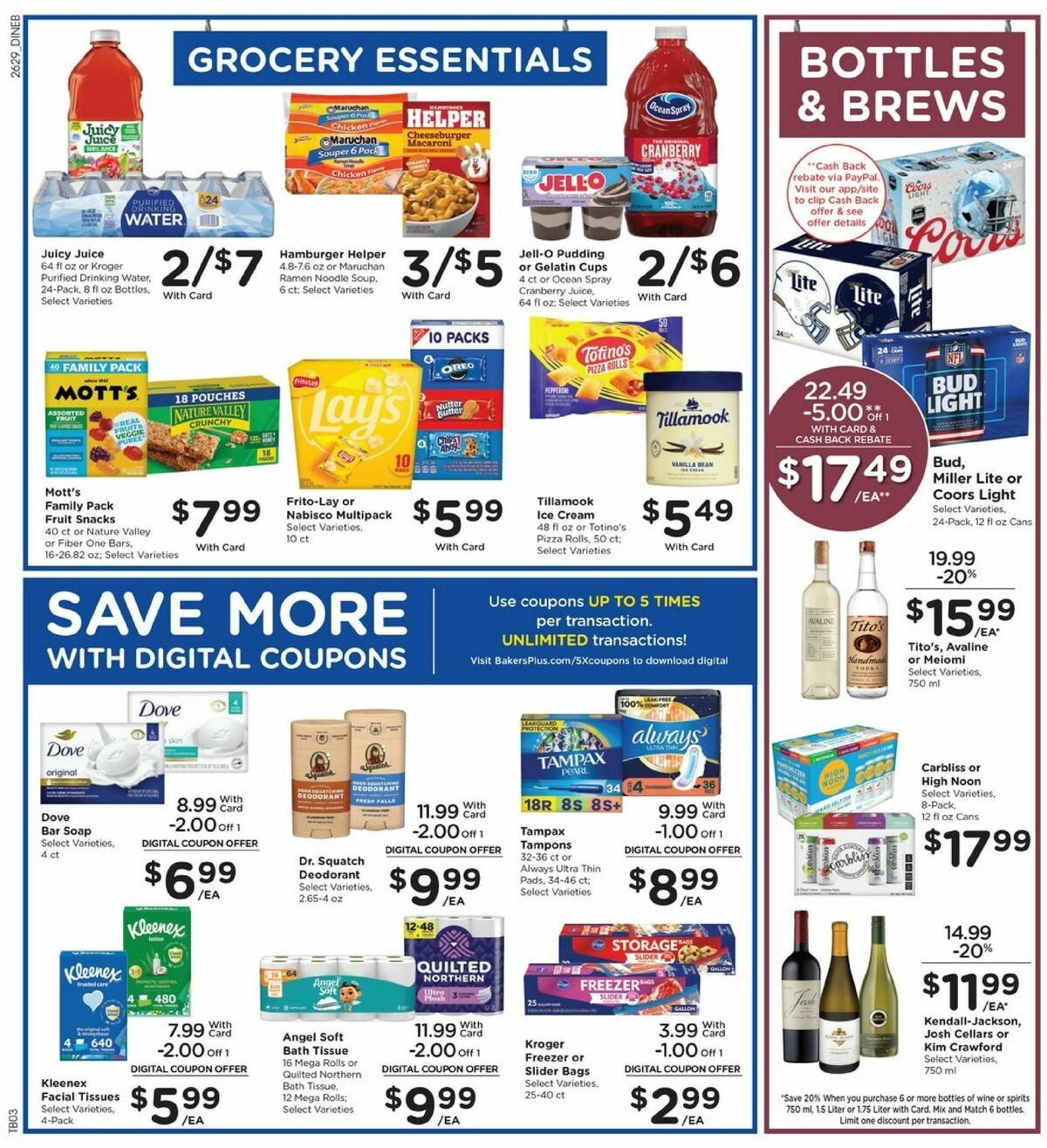 Baker's Weekly Ad from August 19