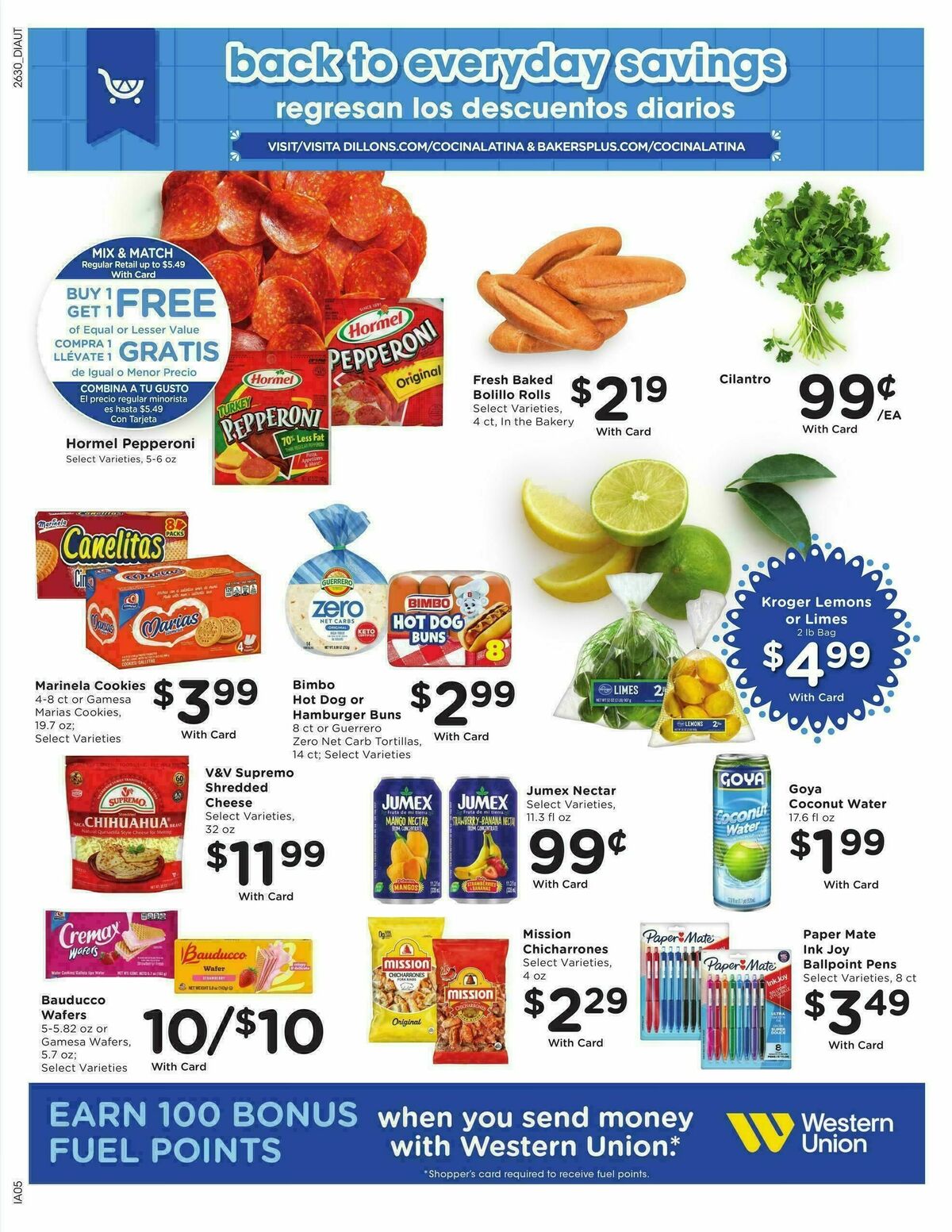 Baker's Weekly Ad from August 26