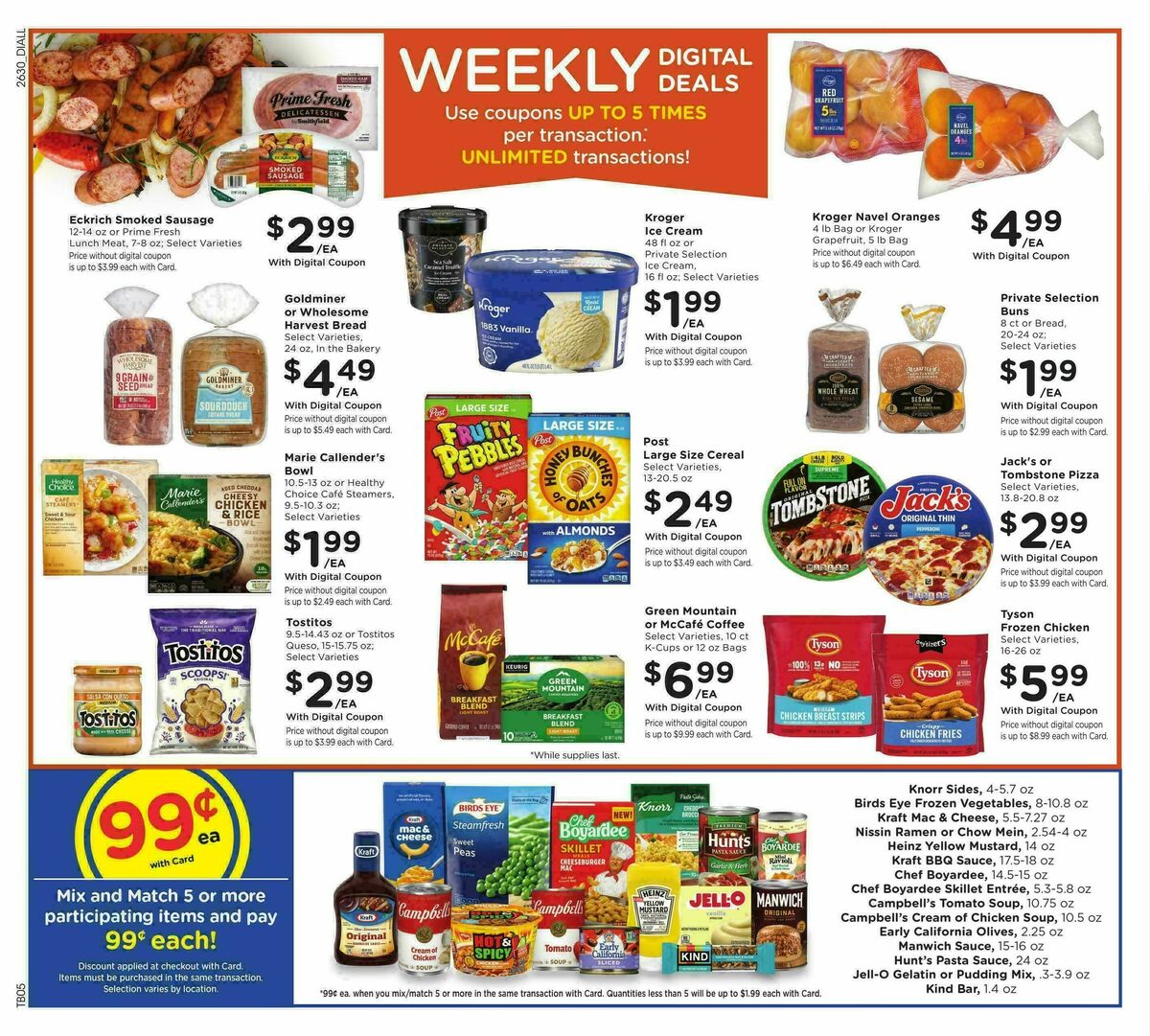 Baker's Weekly Ad from August 26