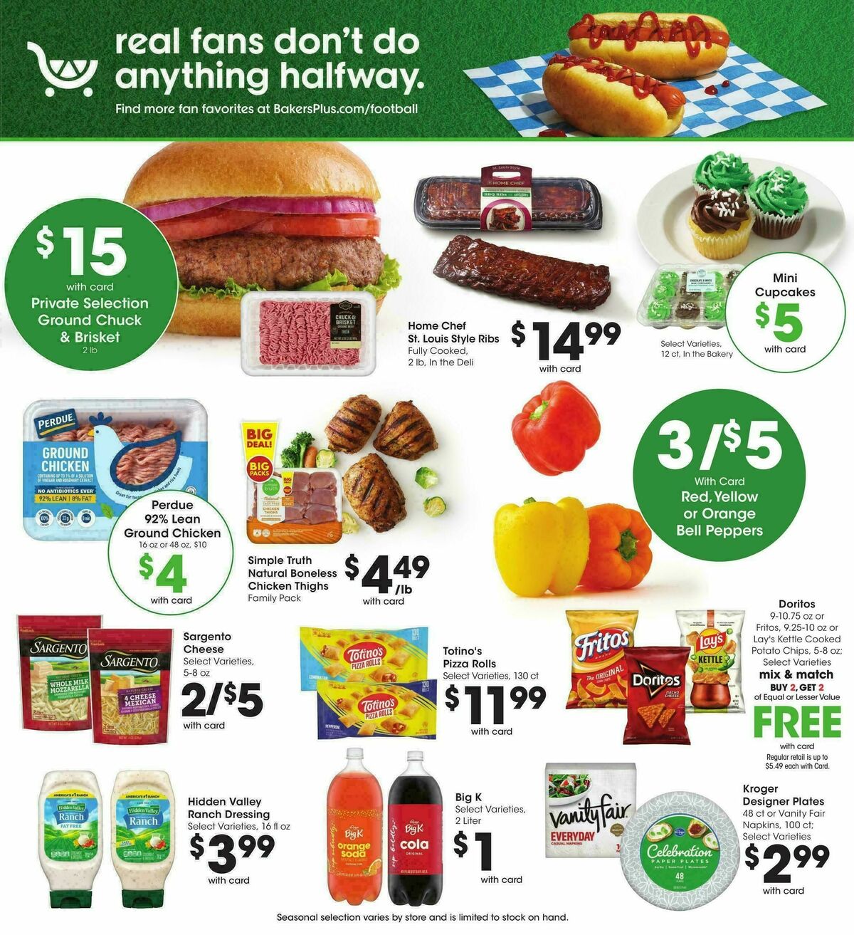 Baker's Weekly Ad from September 9