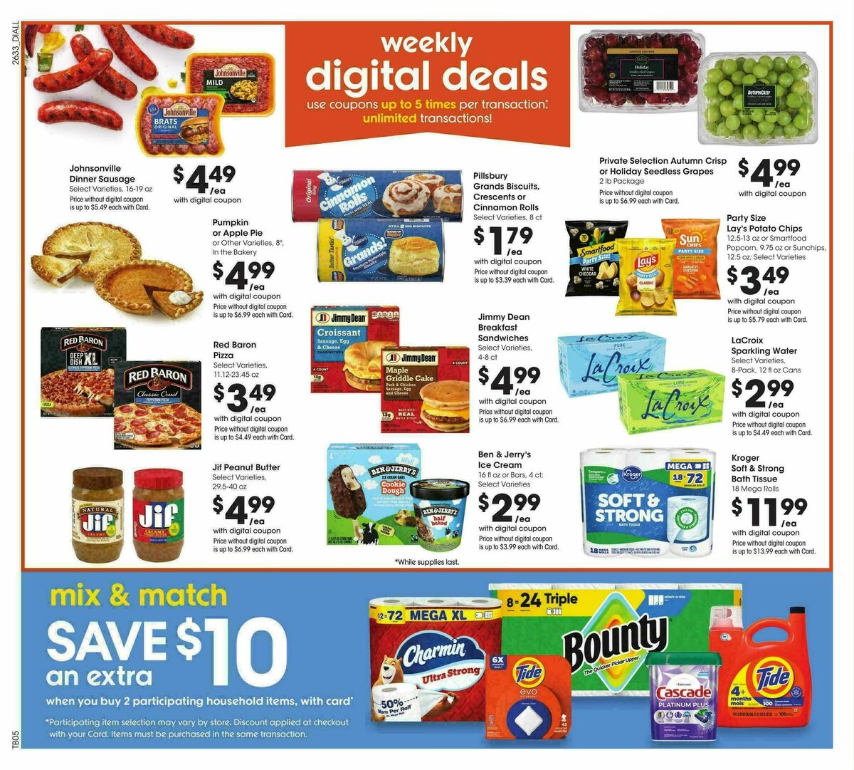 Baker's Weekly Ad from September 16