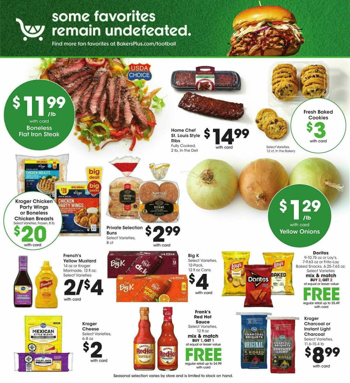 Baker's Weekly Ad from September 30