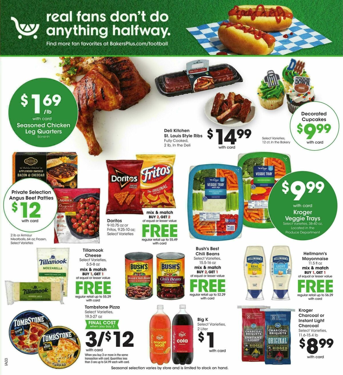 Baker's Weekly Ad from October 7